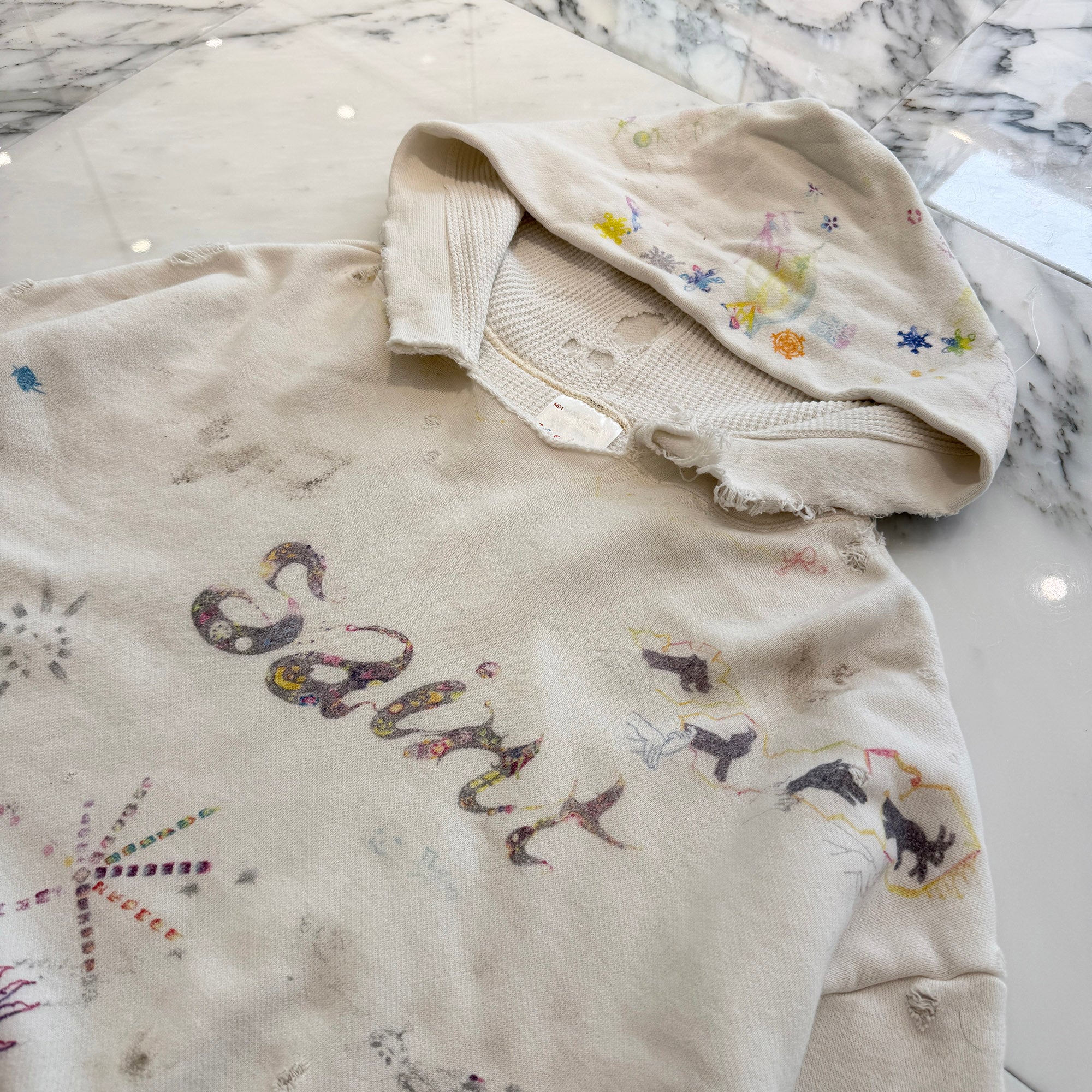 SAINT Mxxxxxx × Coco Star Sims 2026SS Coco Double Face Pullover Hoodie SM-YS8-0000-035 Size XL セントマイケル × ココ・スター・シムズ ココ ダブルフェイス プルオーバー フーディ サイズXL