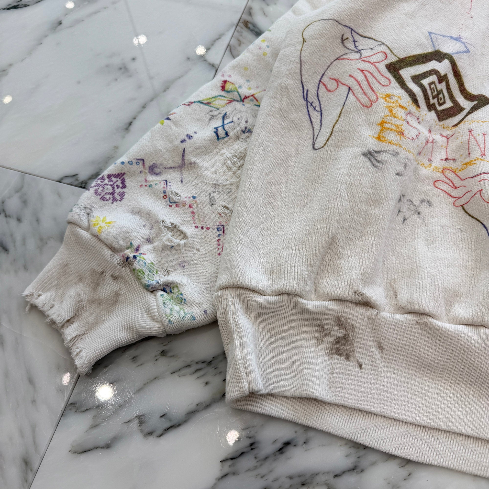 SAINT Mxxxxxx × Coco Star Sims 2026SS Coco Double Face Pullover Hoodie SM-YS8-0000-035 Size XL セントマイケル × ココ・スター・シムズ ココ ダブルフェイス プルオーバー フーディ サイズXL