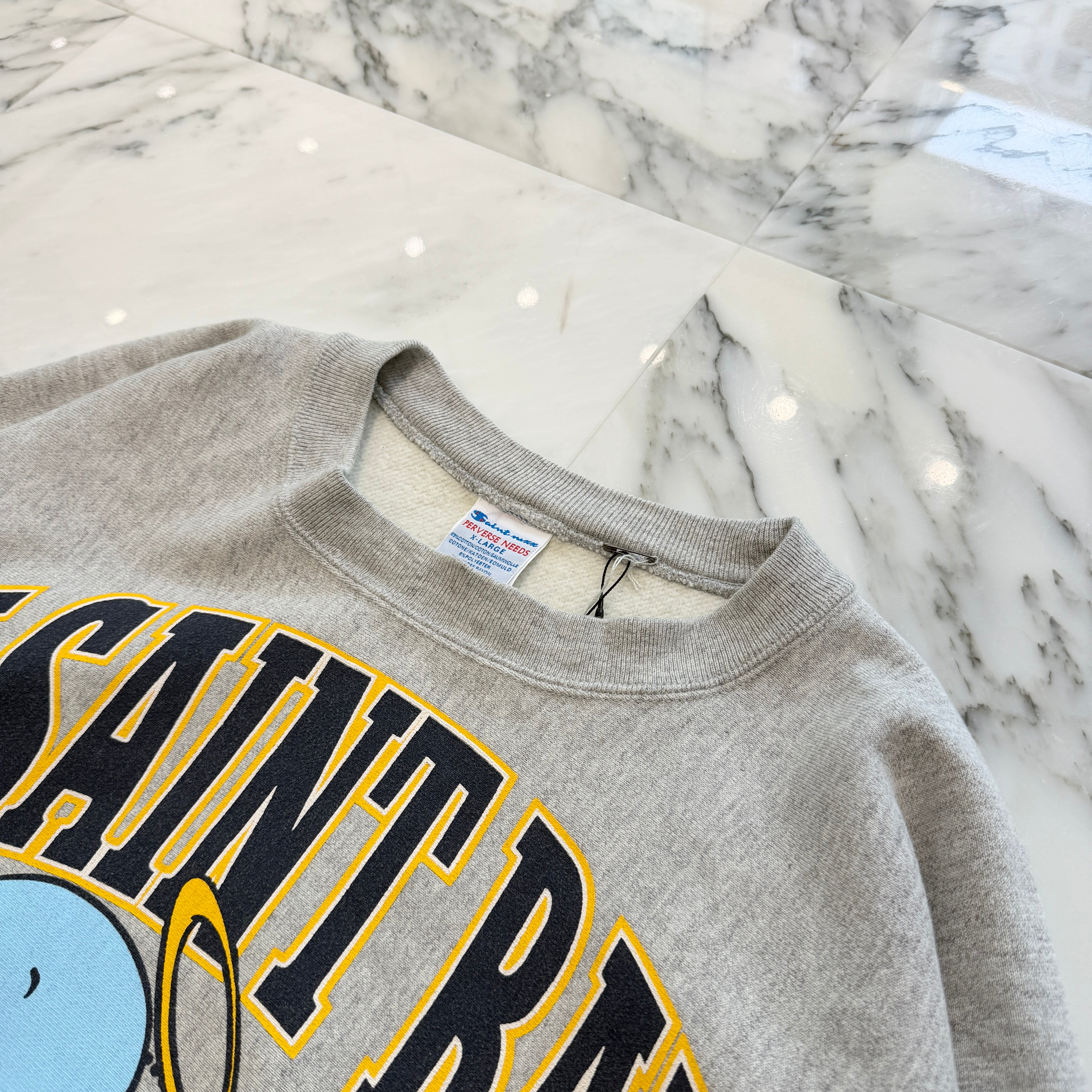 SAINT Mxxxxxx  2025AW " SAINT BABY " Crew Neck Sweatshirt SM-HR1-0000-050 Size XL セントマイケル " セントベイビー " クルーネック スウェットシャツ サイズXL