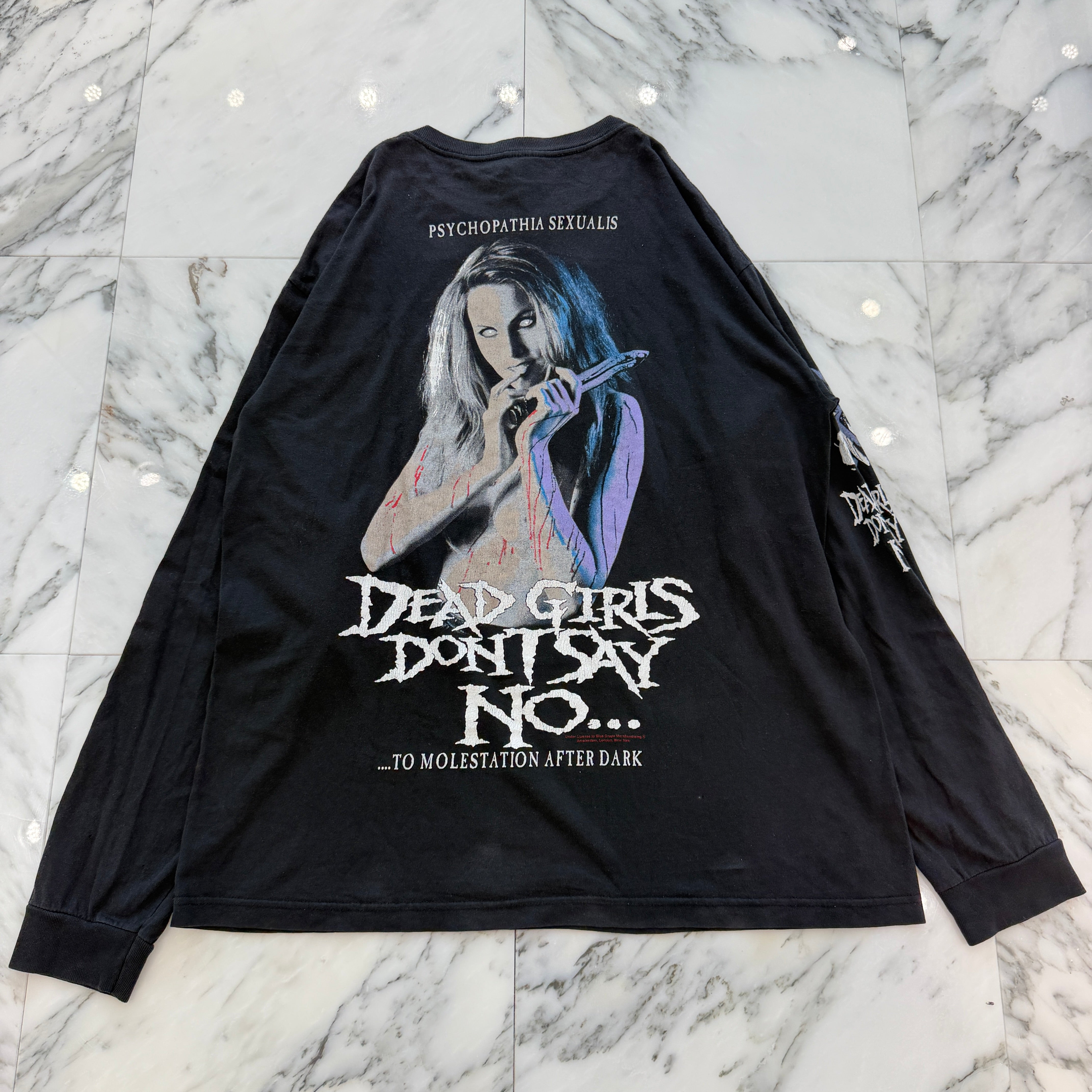 Vintage 90's Cradle of Filth " Dead Girls Don't Say No 1997 " L/S Tee ヴィンテージ 90's クレイドル・オブ・フィルス "デッド・ガールズ・ドント・セイ・ノー 1997" ロングスリーブＴシャツ