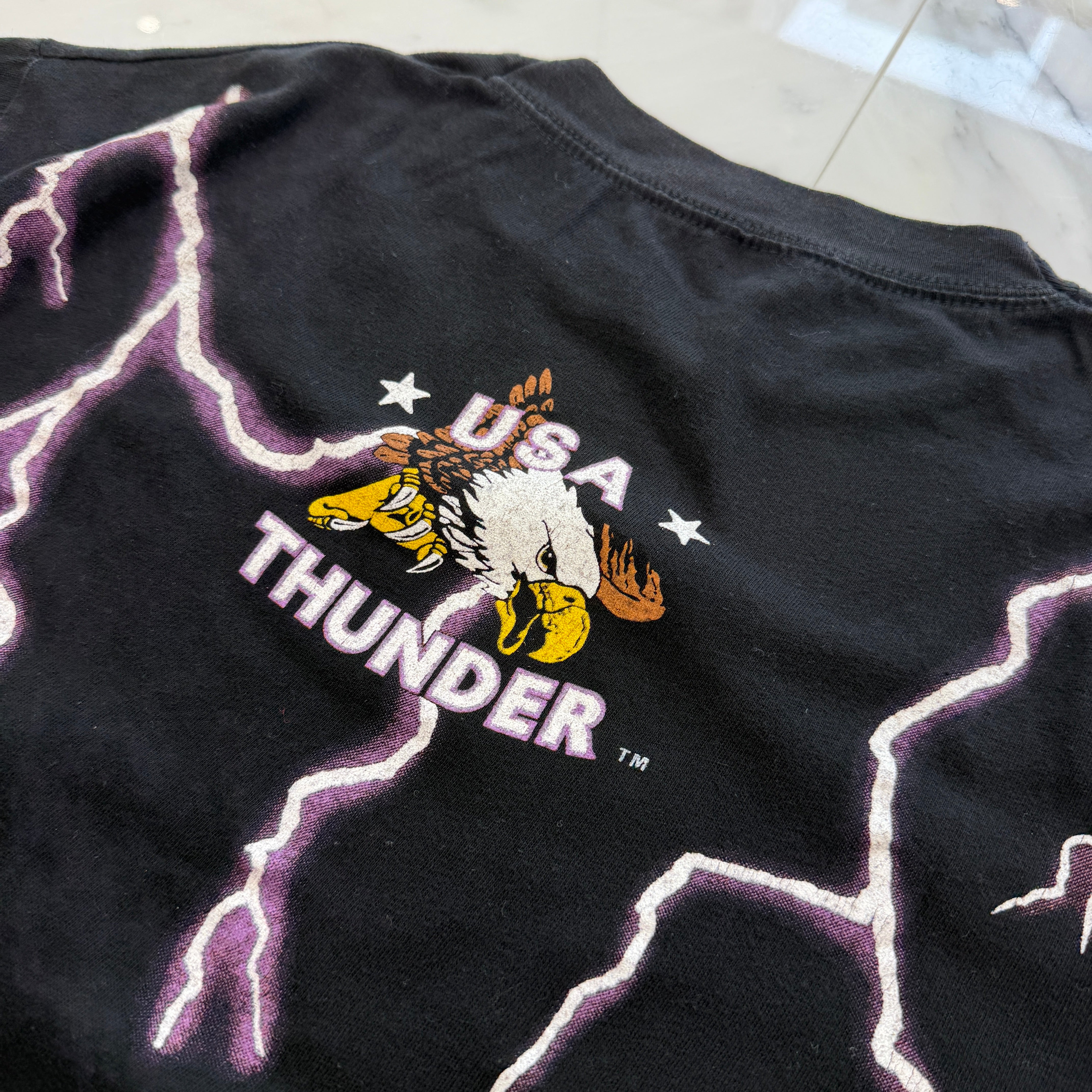 Vintage 90's American Thunder " Snake Skull " S/S Tee Size L ヴィンテージ 90's アメリカン サンダー "スネイク スカル" Tシャツ サイズL