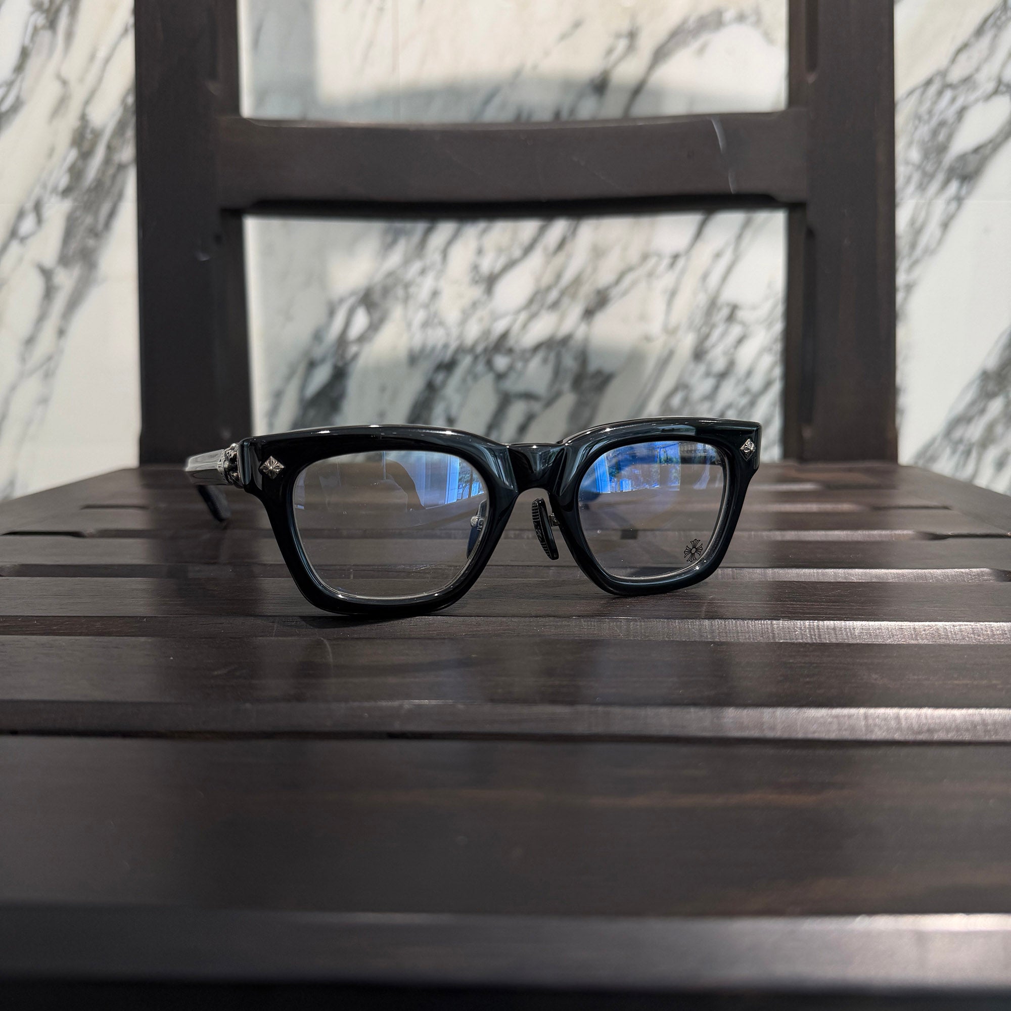 CHROME HEARTS DONNYSOFFERGISMS-A Sunglasses Size 48□23-152 クロム