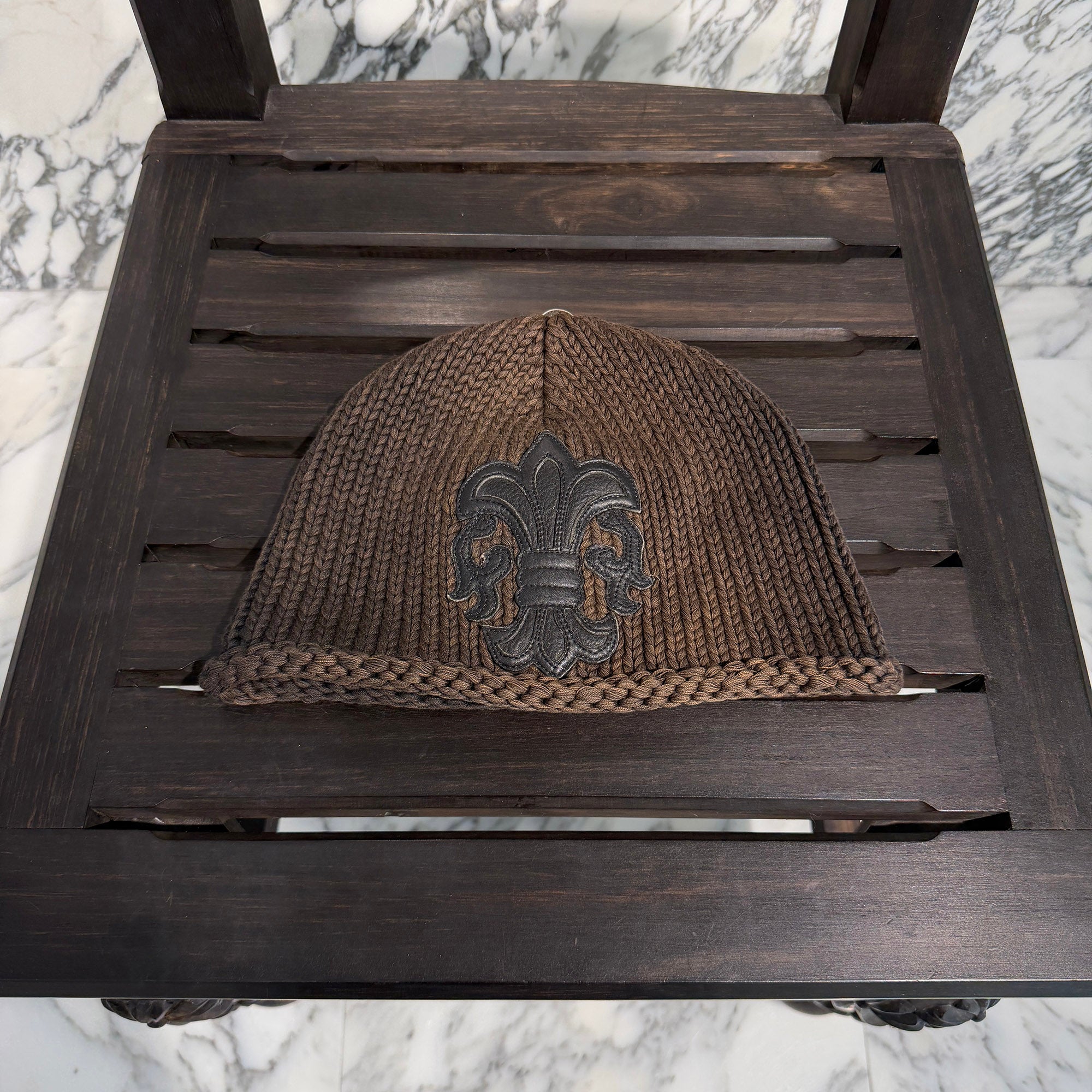 CHROME HEARTS BS Flare Cross Patch Beanie クロムハーツ BSフレア クロスパッチ ビーニー