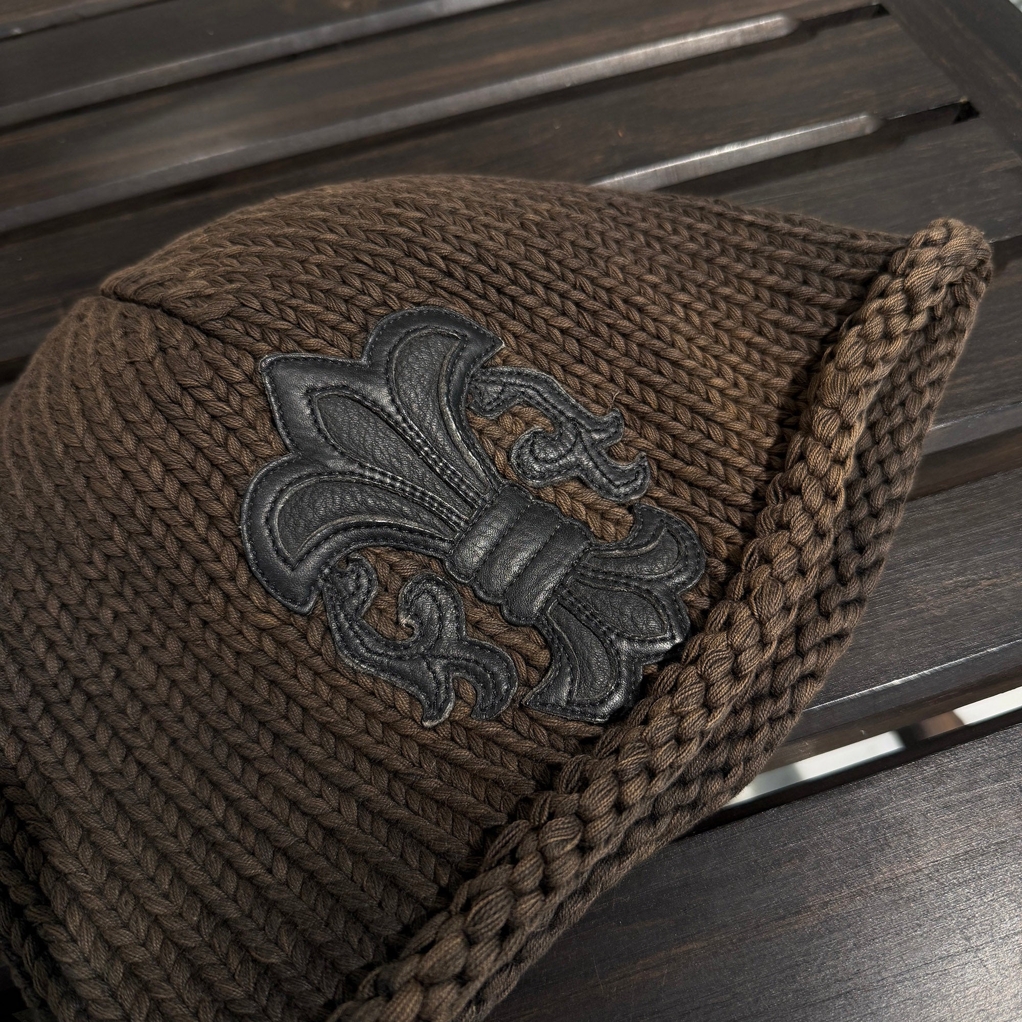CHROME HEARTS BS Flare Cross Patch Beanie クロムハーツ BSフレア クロスパッチ ビーニー