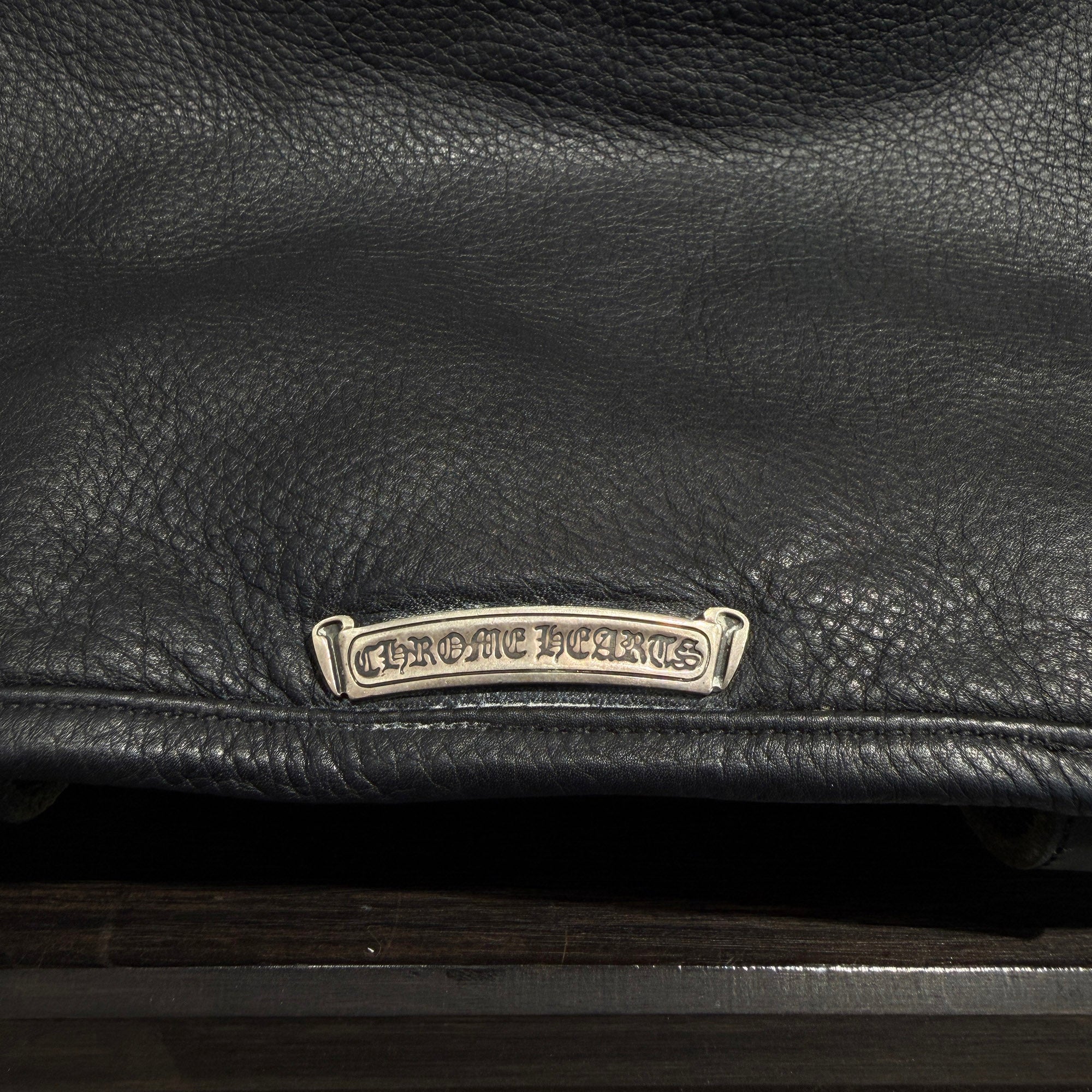 CHROME HEARTS Gunslinger Messenger Leather Shoulder Bag クロムハーツ ガンスリンガー メッセンジャー レザー ショルダーバッグ
