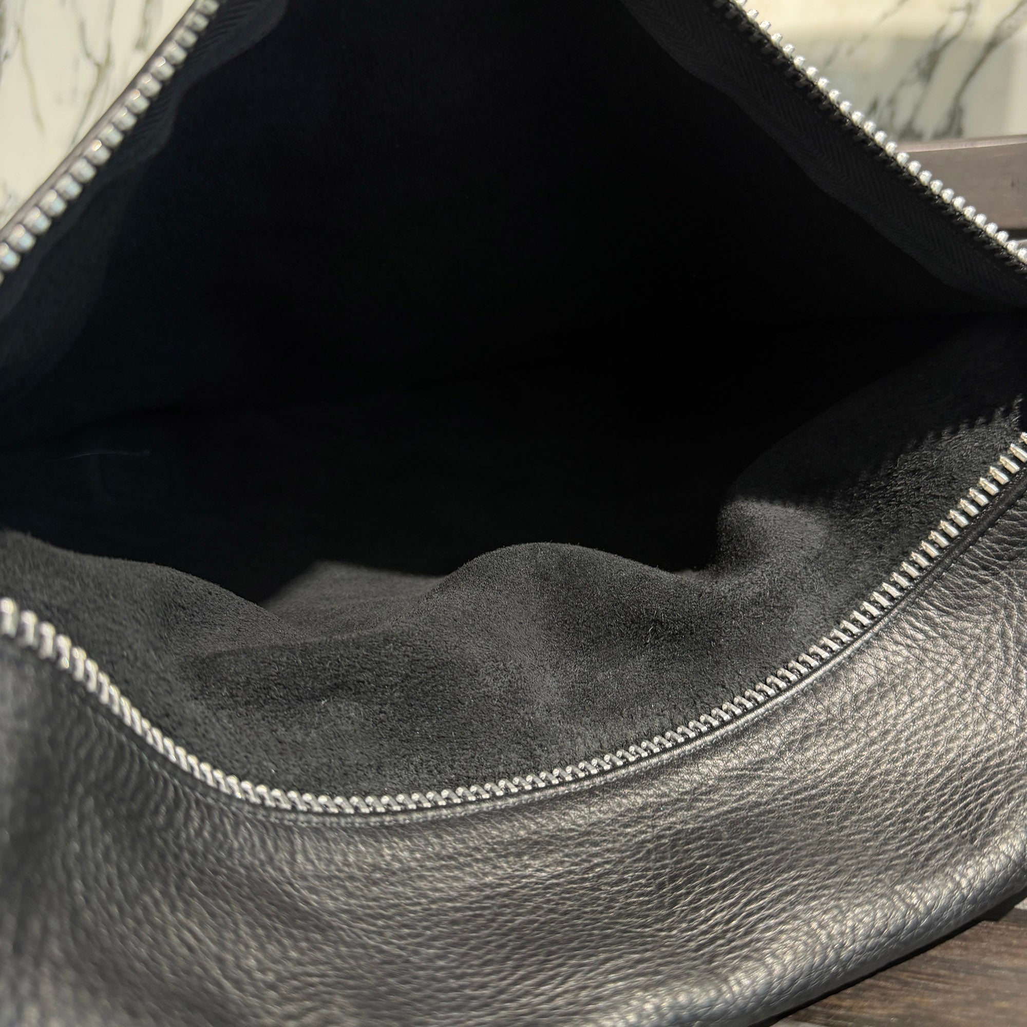 CHROME HEARTS Gunslinger Messenger Leather Shoulder Bag クロムハーツ ガンスリンガー メッセンジャー レザー ショルダーバッグ