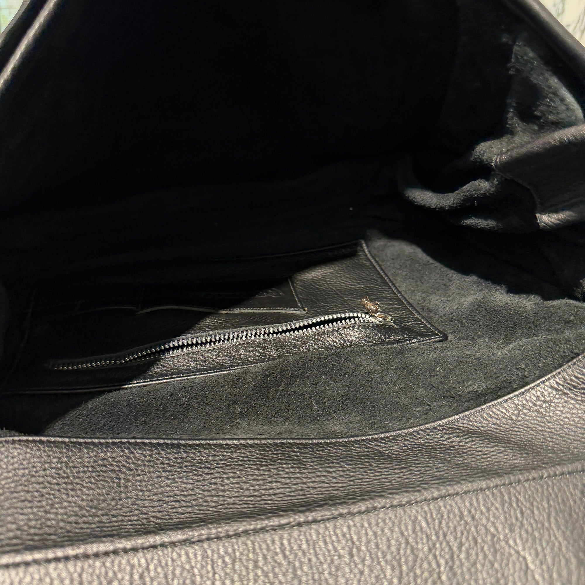 CHROME HEARTS Gunslinger Messenger Leather Shoulder Bag クロムハーツ ガンスリンガー メッセンジャー レザー ショルダーバッグ