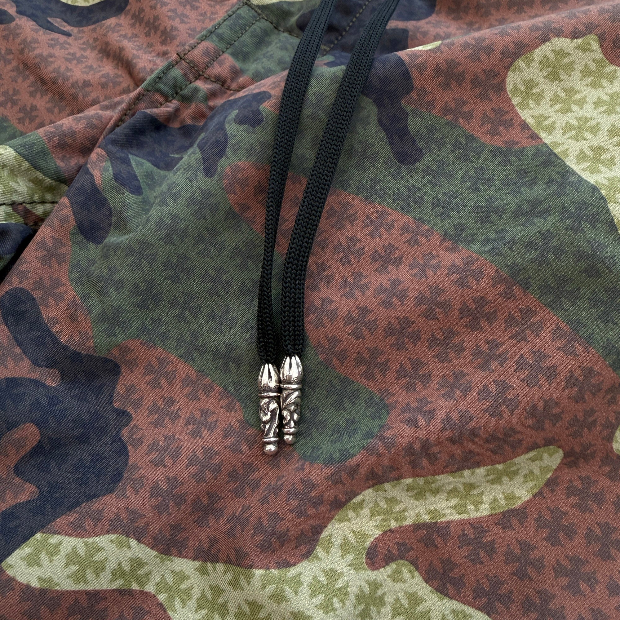 CHROME HEARTS SURF BRITCHES CH PLUS Camouflage Nylon Swim Shorts Size 32 クロムハーツ サーフ ブリーチズ CHプラス カモフラージュ ナイロン スイムショーツ サイズ32