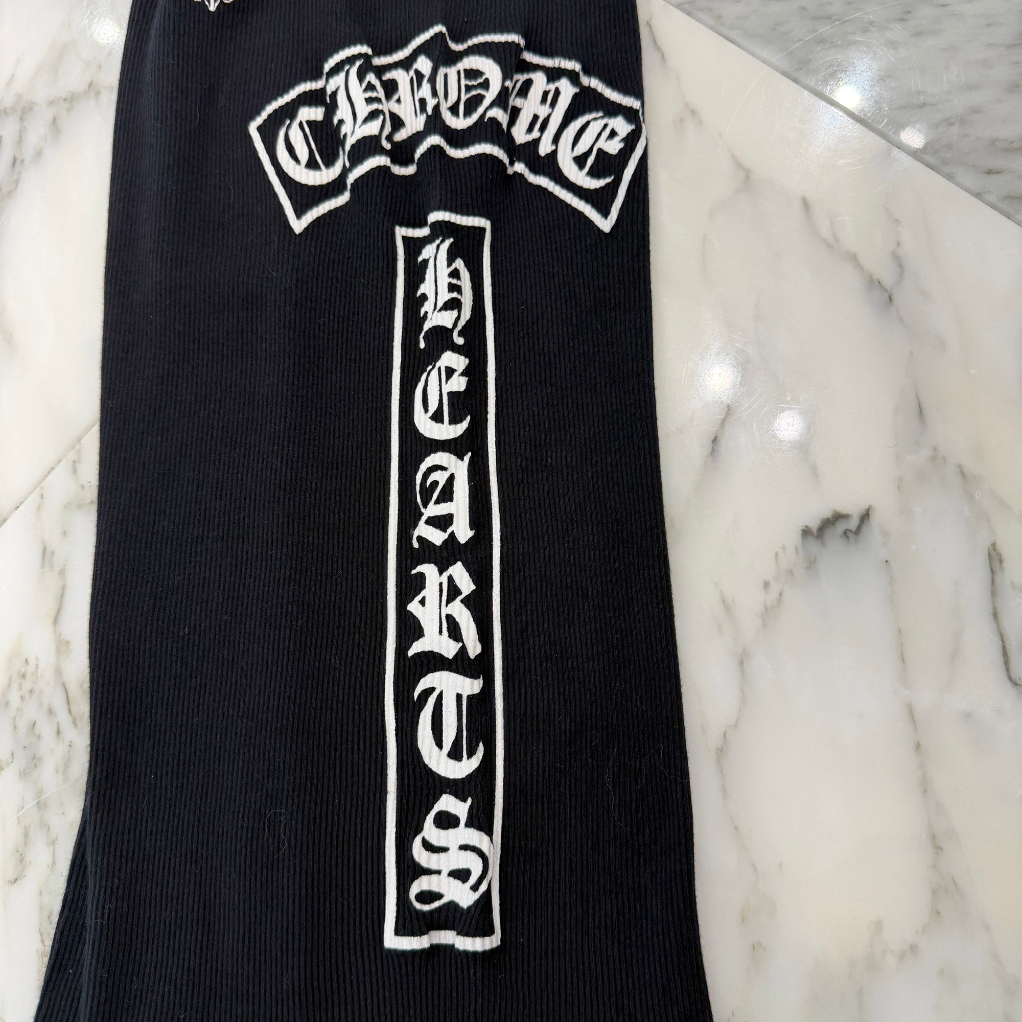 CHROME HEARTS CH Cross Side Vertical Logo Fuck You Tank Top Size S クロムハーツ CHクロス サイド ヴァーティカルロゴ ファックユー タンクトップ サイズS
