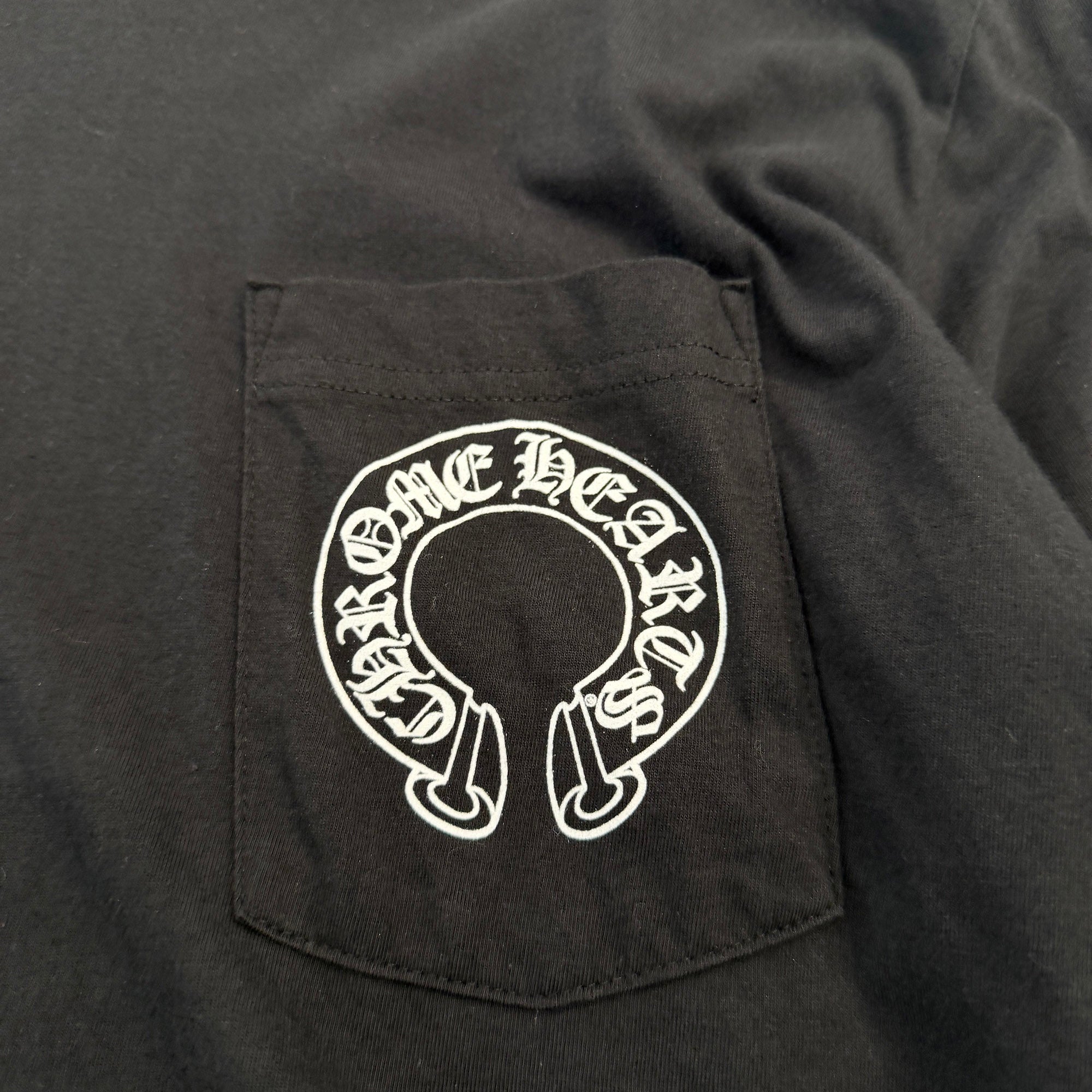 CHROME HEARTS Floral Cross Horseshoe Long Sleeve Tee Size XL クロムハーツ フローラルクロス ホースシュー ロングスリーブ Tシャツ サイズXL