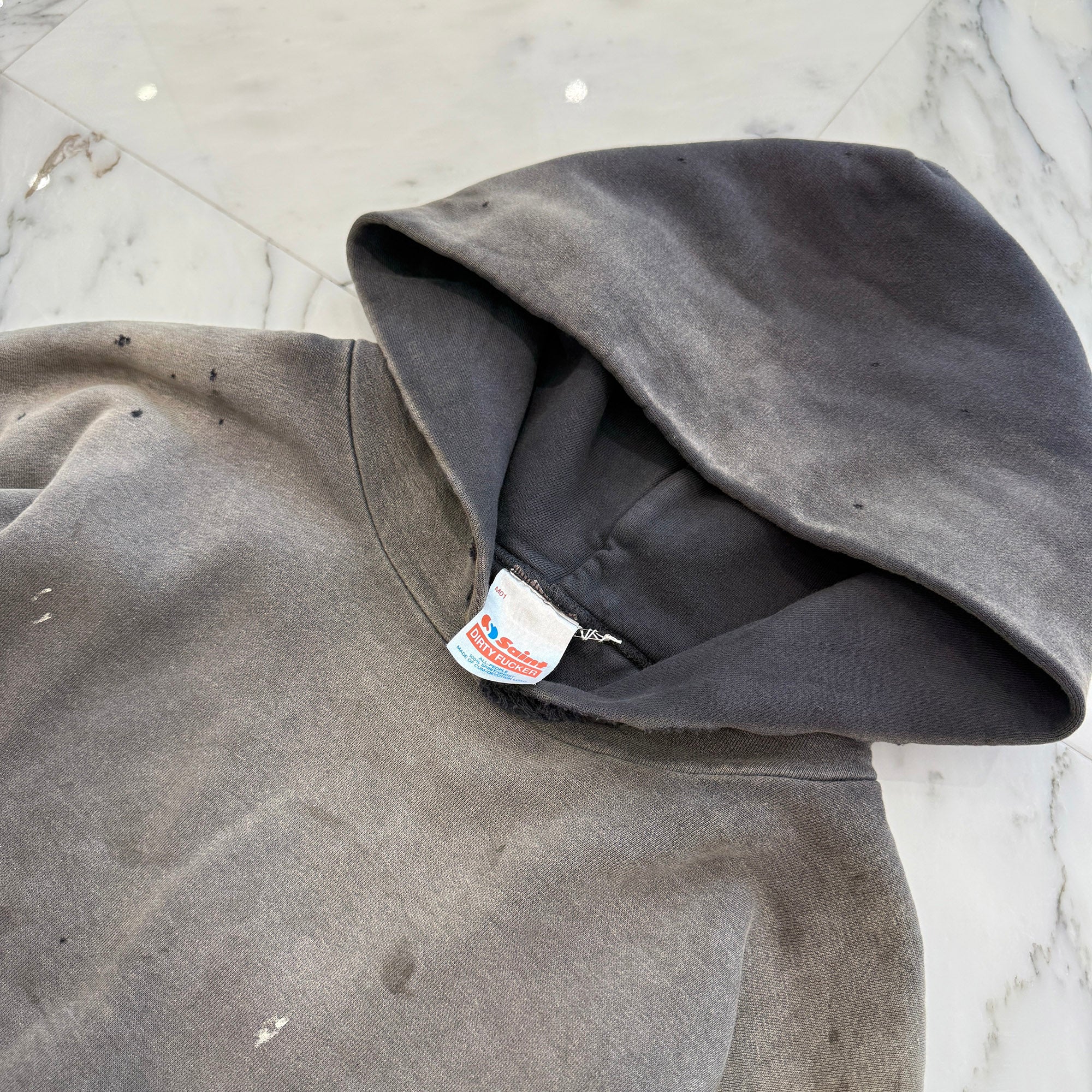 SAINT Mxxxxxx × BerBerJin 2025AW BB DBL FACE Pullover Hoodie SM-HR1-0000-C56 Size XL セントマイケル×ベルベルジン BBダブルフェイス プルオーバーフーディ サイズXL