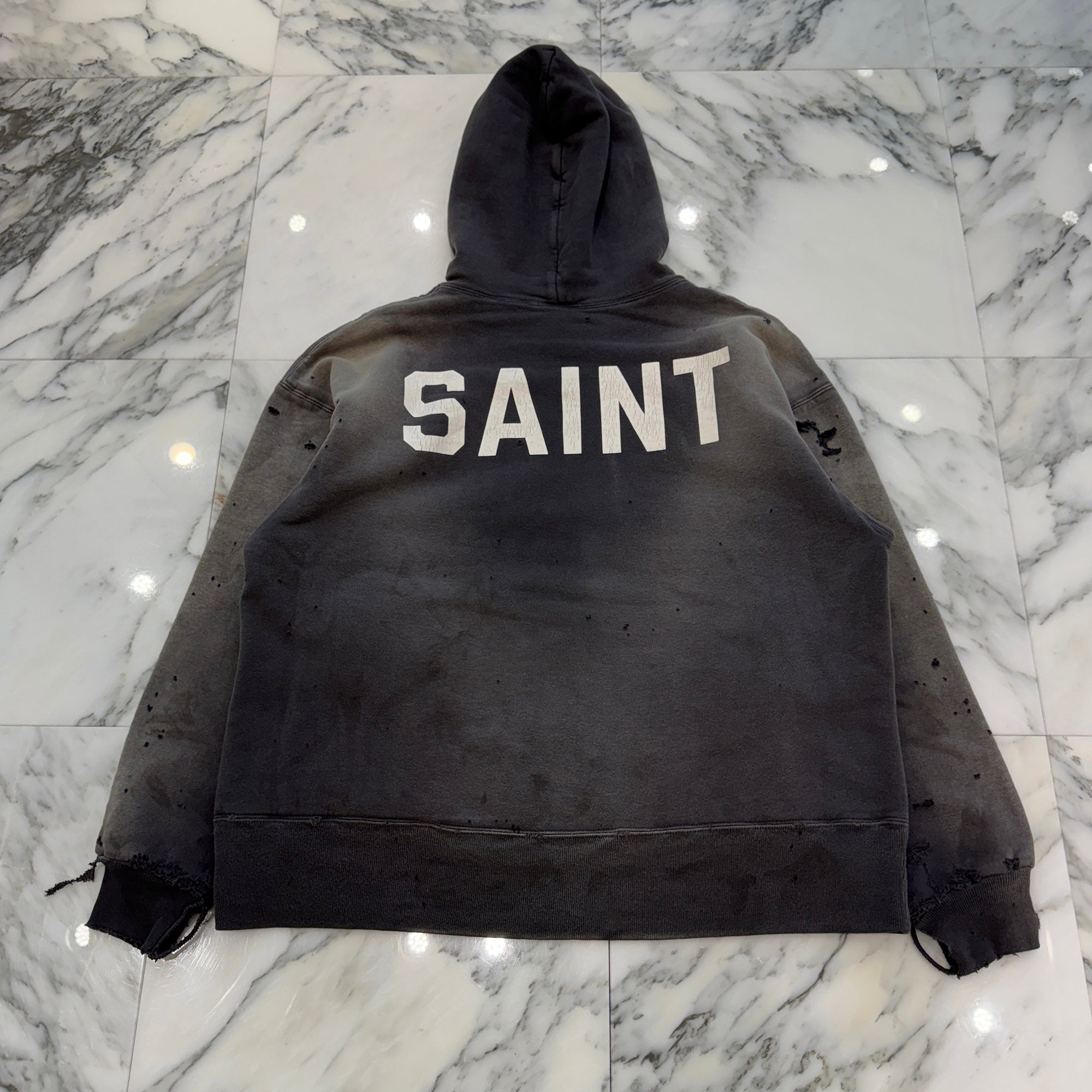 SAINT Mxxxxxx × BerBerJin 2025AW BB DBL FACE Pullover Hoodie SM-HR1-0000-C56 Size XL セントマイケル×ベルベルジン BBダブルフェイス プルオーバーフーディ サイズXL