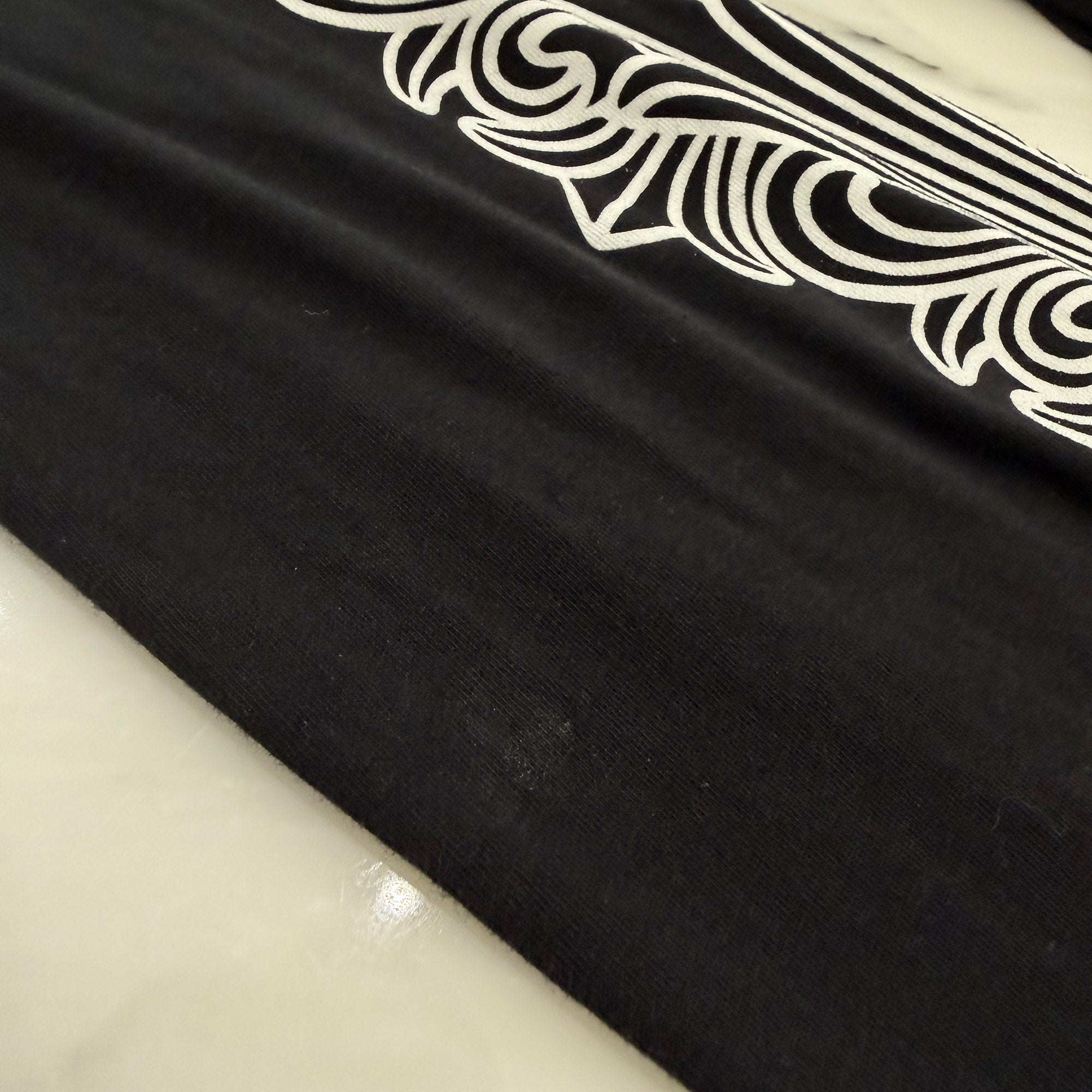 CHROME HEARTS Floral Cross Horseshoe Long Sleeve Tee Size XL クロムハーツ フローラルクロス ホースシュー ロングスリーブ Tシャツ サイズXL