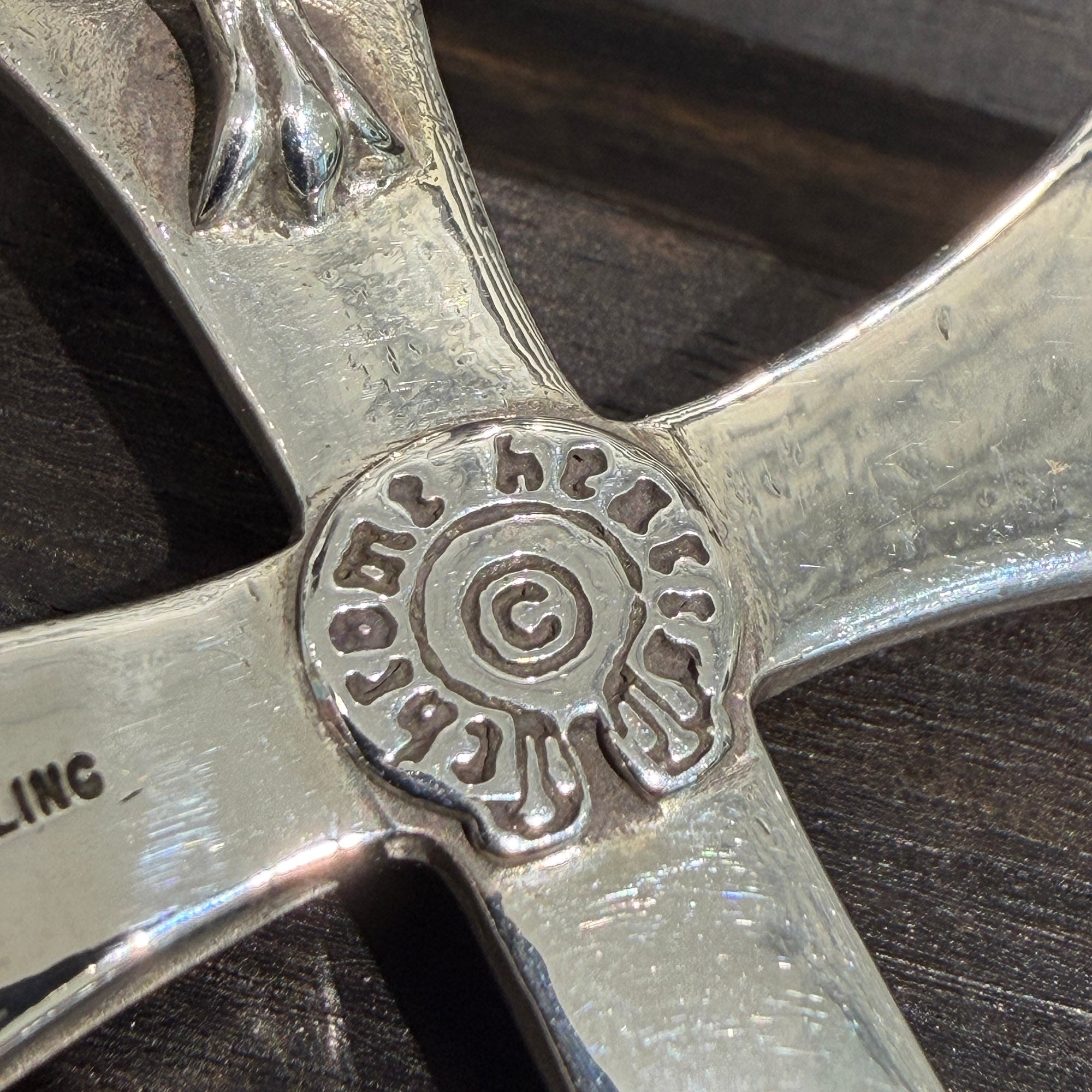 CHROME HEARTS Large Cross With Bail Pendant Top クロムハーツ ラージクロス ウィズ ベイル ペンダントトップ
