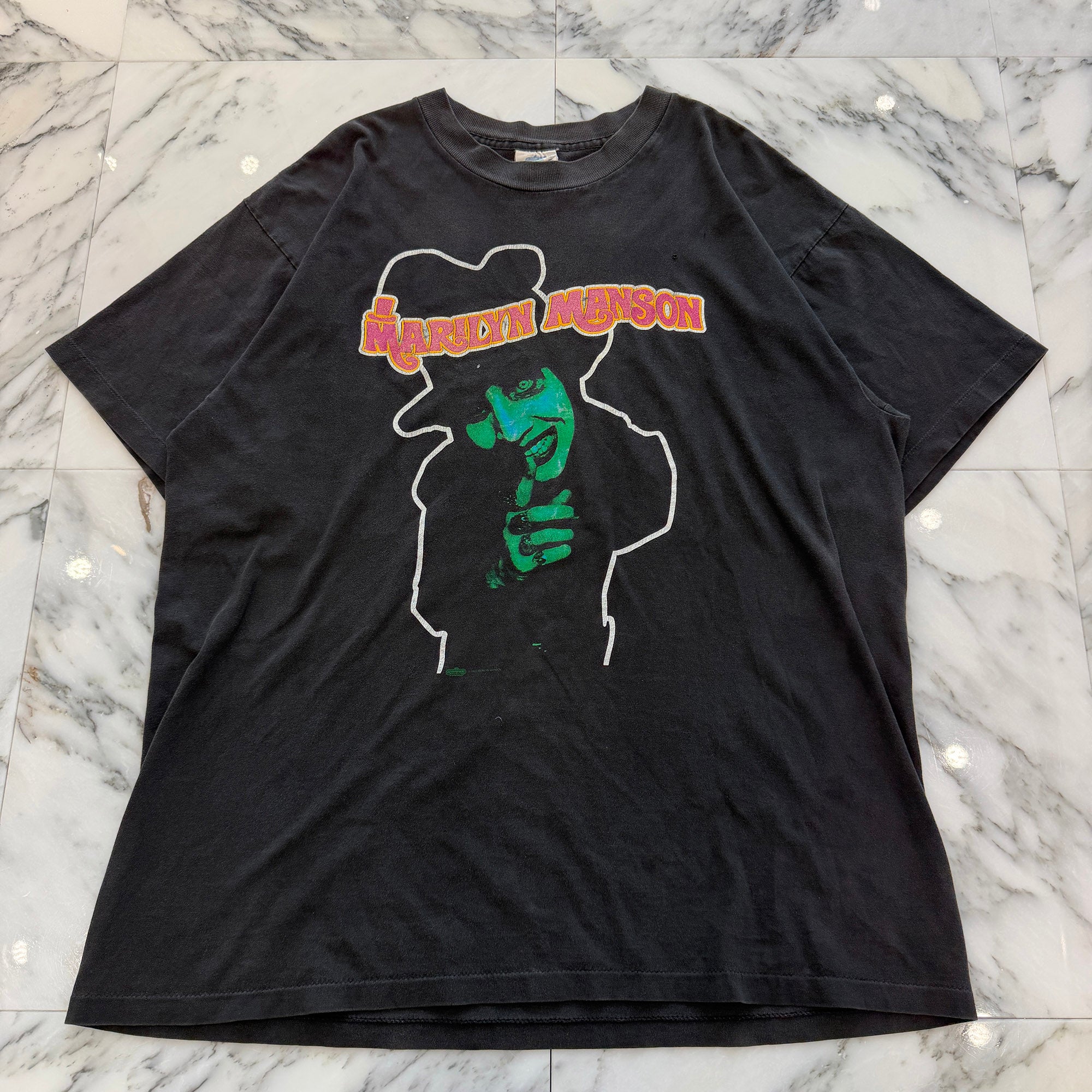 Vintage 90's Marilyn Manson "Smells Like Children" 1995 WINTERLAND S/S Tee Size XL ヴィンテージ 90's マリリンマンソン "スメルズ・ライク・チルドレン" 1995 ウィンターランド社製 Tシャツ サイズXL
