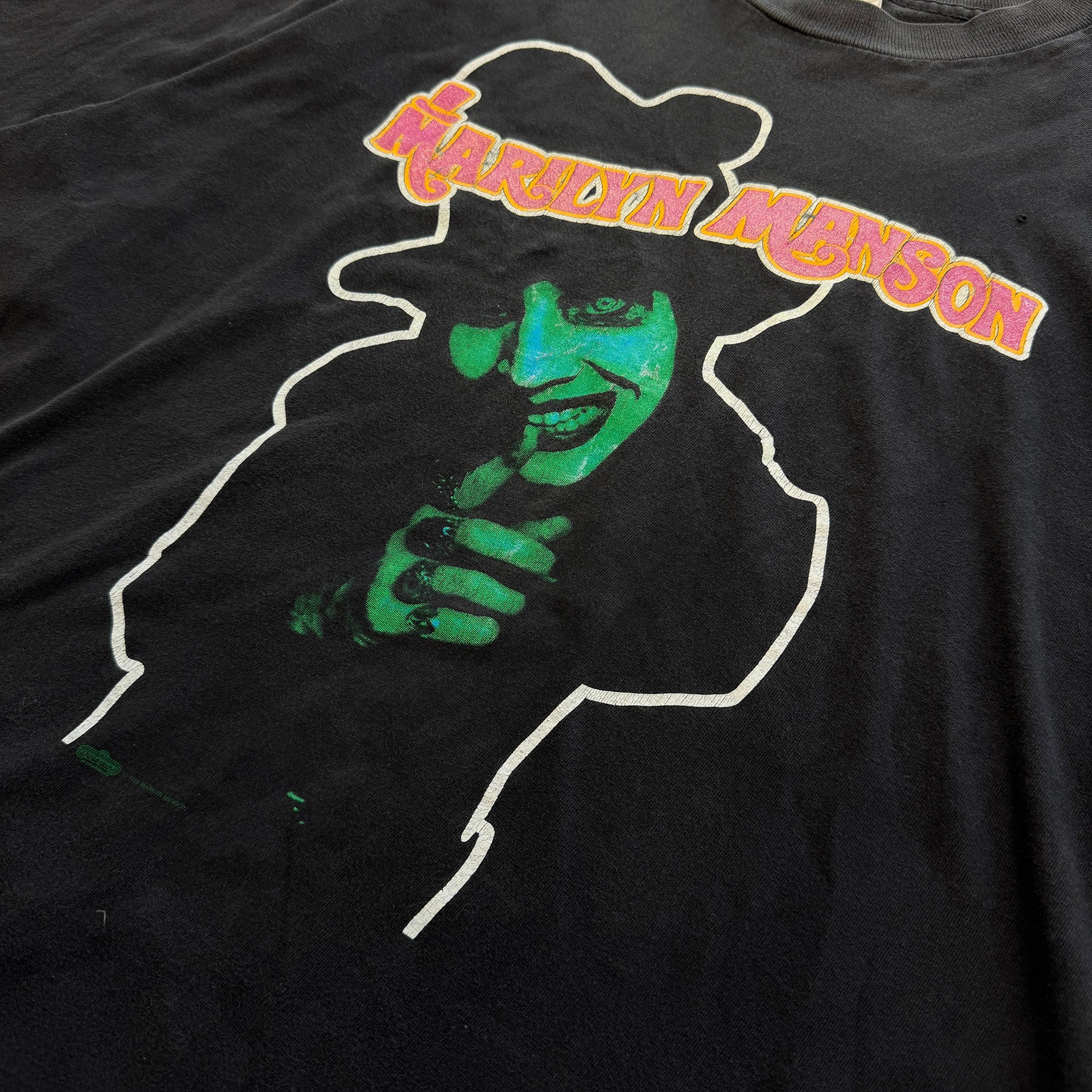 Vintage 90's Marilyn Manson "Smells Like Children" 1995 WINTERLAND S/S Tee Size XL ヴィンテージ 90's マリリンマンソン "スメルズ・ライク・チルドレン" 1995 ウィンターランド社製 Tシャツ サイズXL