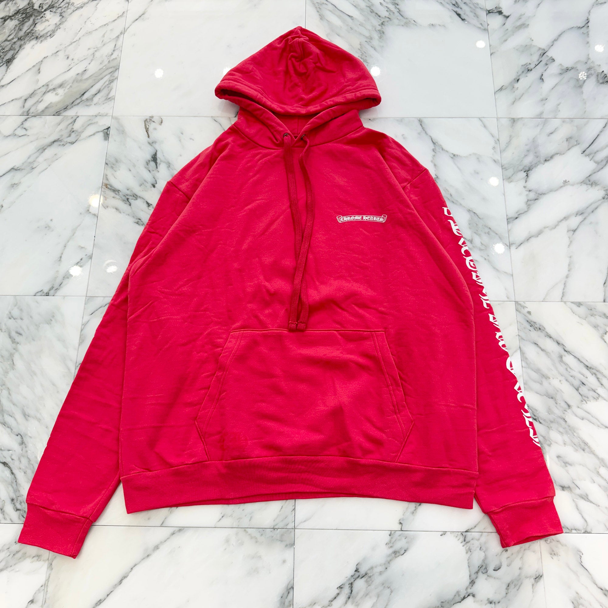 CHROME HEARTS 2025SS Back Scroll Label Logo Pullover Hoodie Size L クロムハーツ バックスクロールラベルロゴ プルオーバーフーディー サイズL