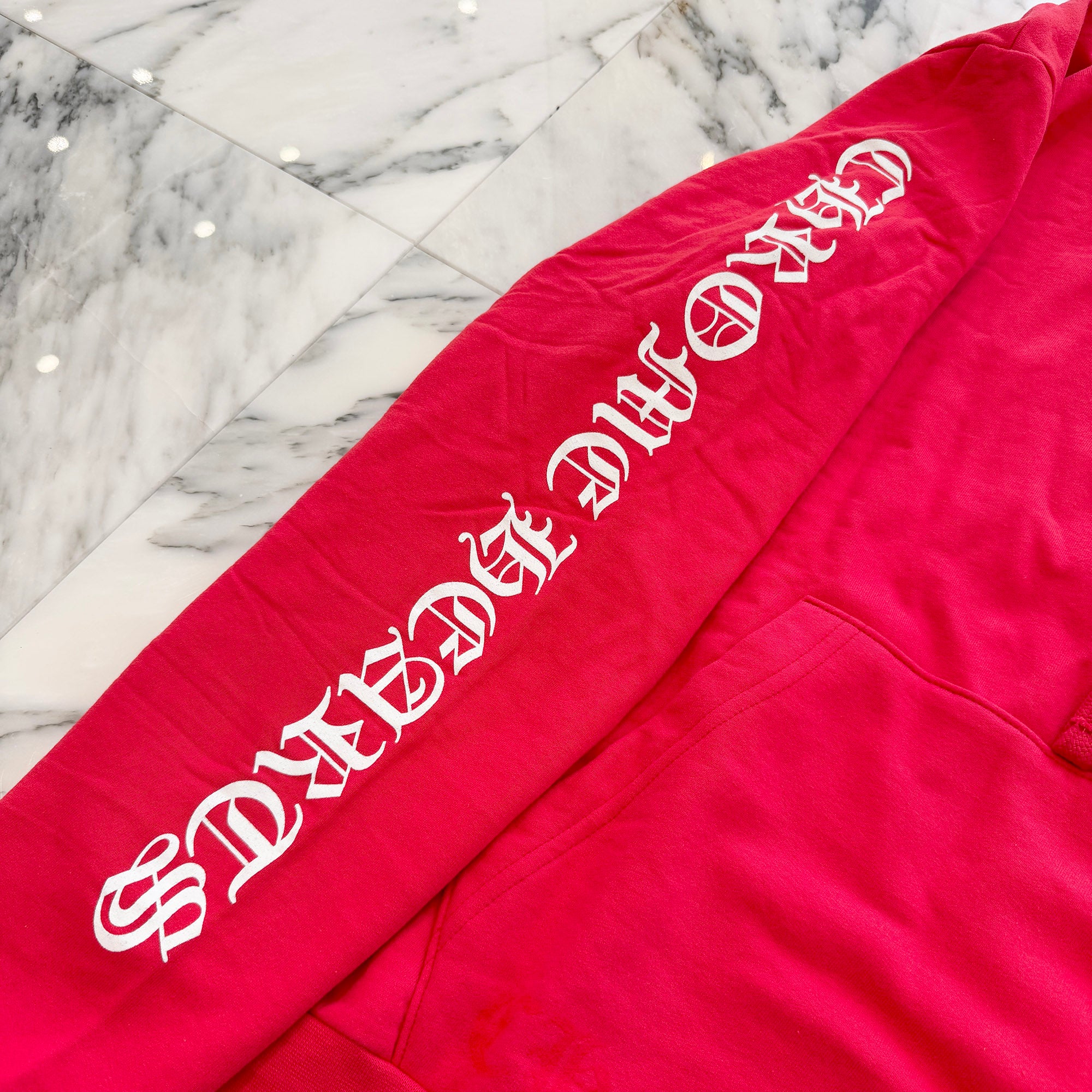 CHROME HEARTS 2025SS Back Scroll Label Logo Pullover Hoodie Size L クロムハーツ バックスクロールラベルロゴ プルオーバーフーディー サイズL