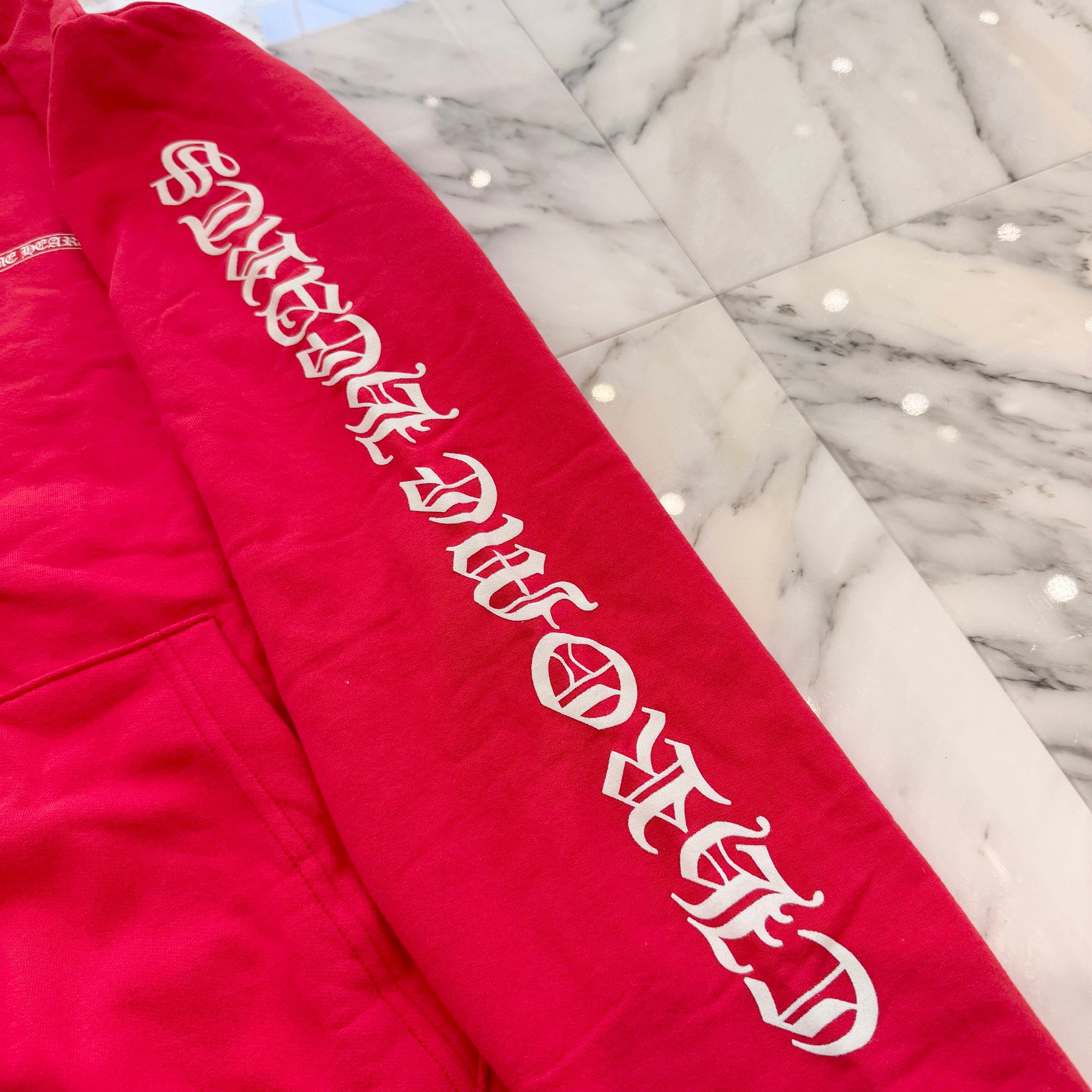 CHROME HEARTS 2025SS Back Scroll Label Logo Pullover Hoodie Size L クロムハーツ バックスクロールラベルロゴ プルオーバーフーディー サイズL