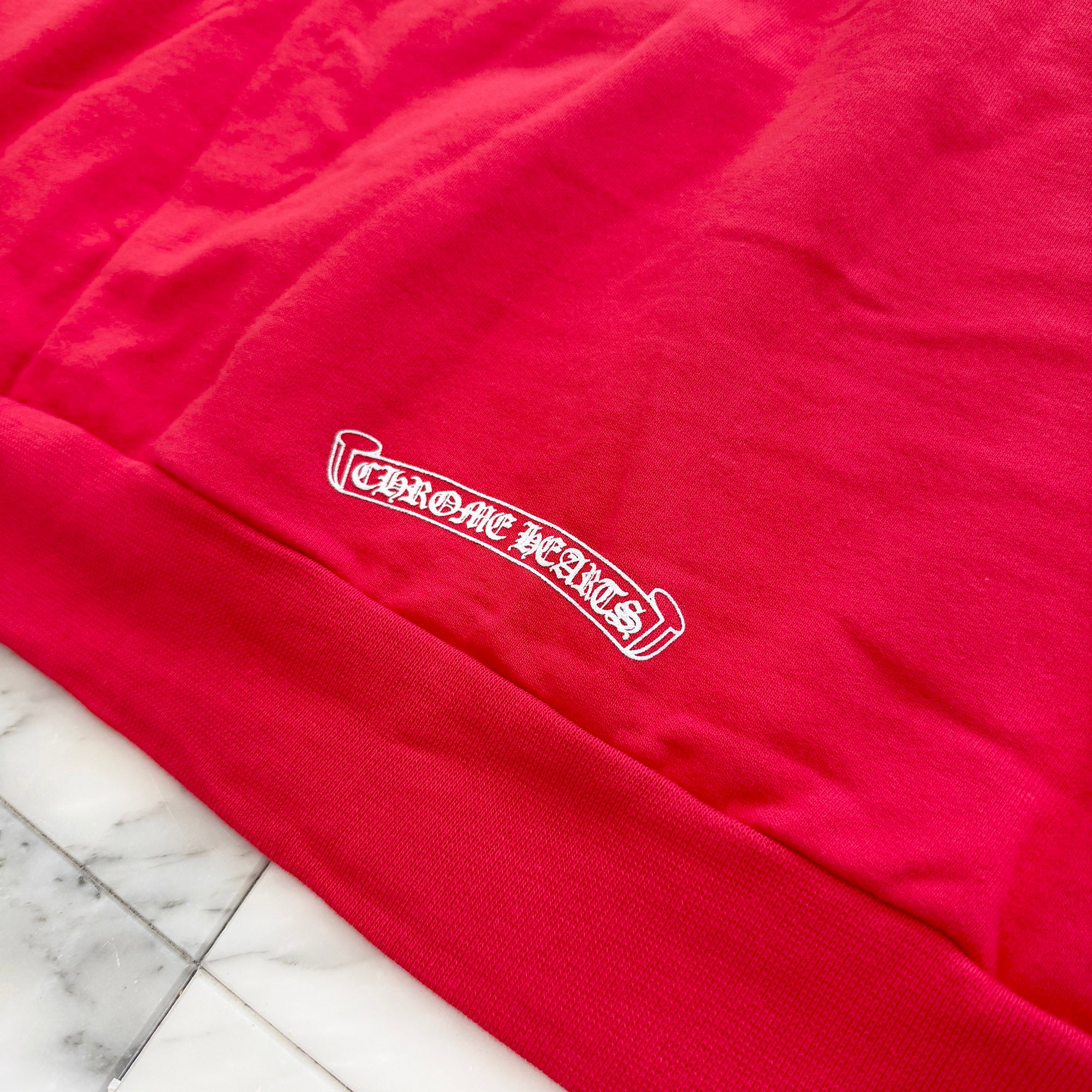 CHROME HEARTS 2025SS Back Scroll Label Logo Pullover Hoodie Size L クロムハーツ バックスクロールラベルロゴ プルオーバーフーディー サイズL