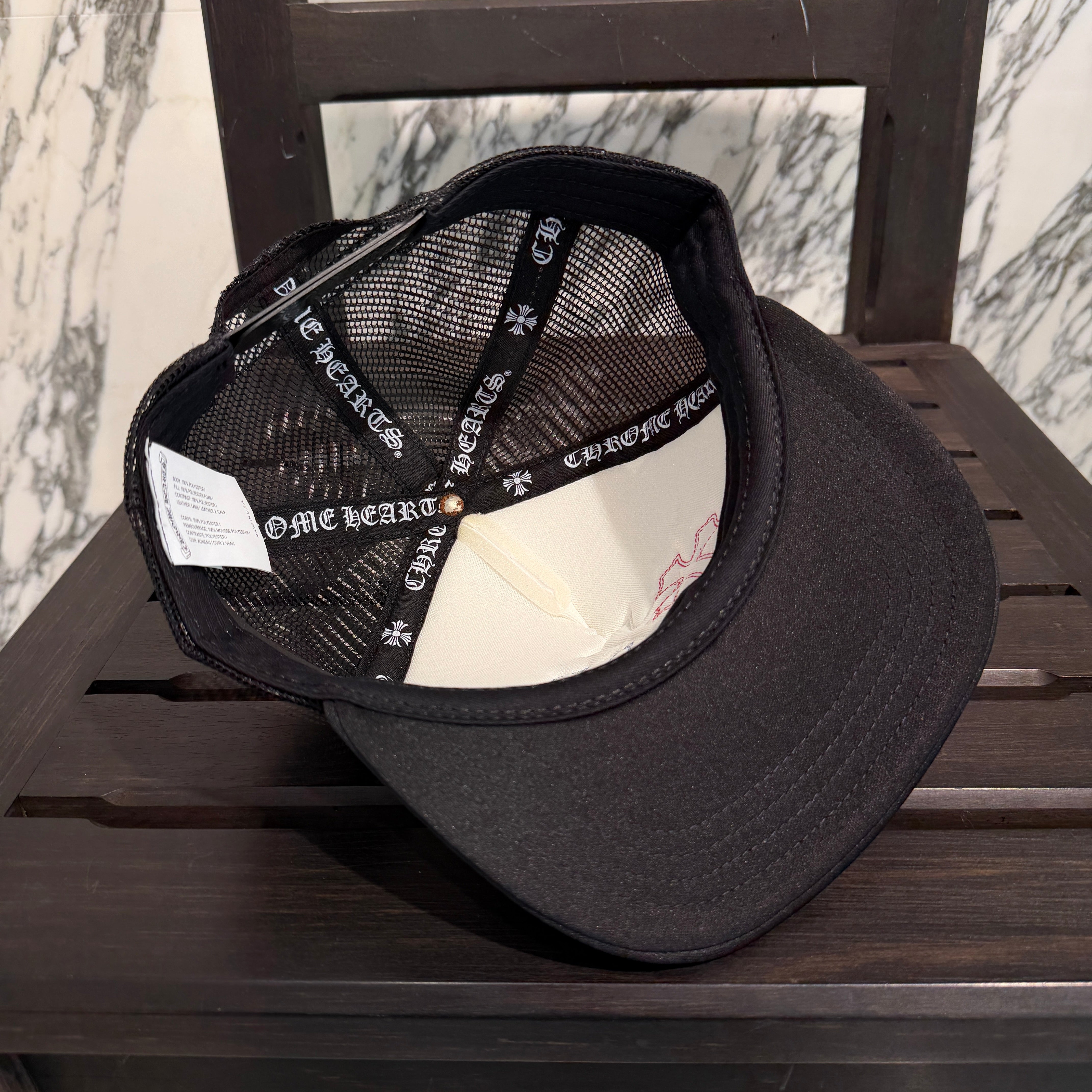 CHROME HEARTS Tricolor Triple Cross Patch Trucker Cap ONE SIZE (51-61) クロムハーツ トリコロール トリプルクロスパッチ トラッカーキャップ ONE SIZE (51-61)
