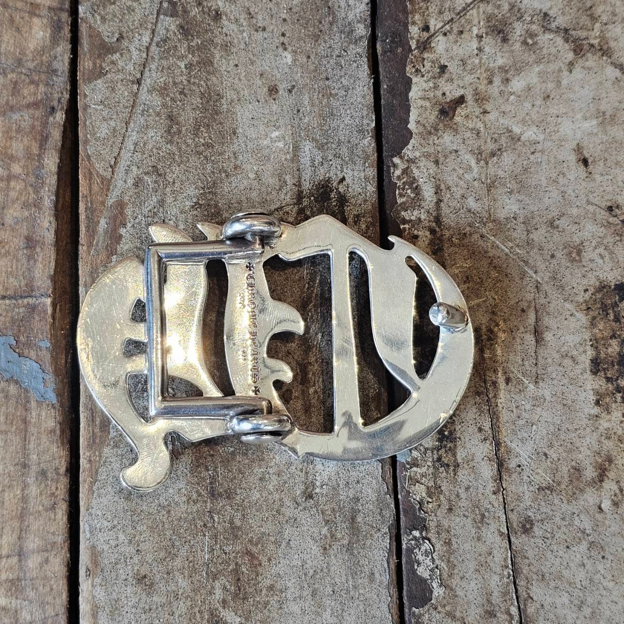 CHROME HEARTS CH Logo Silver Buckle クロムハーツ CHロゴ シルバー バックル