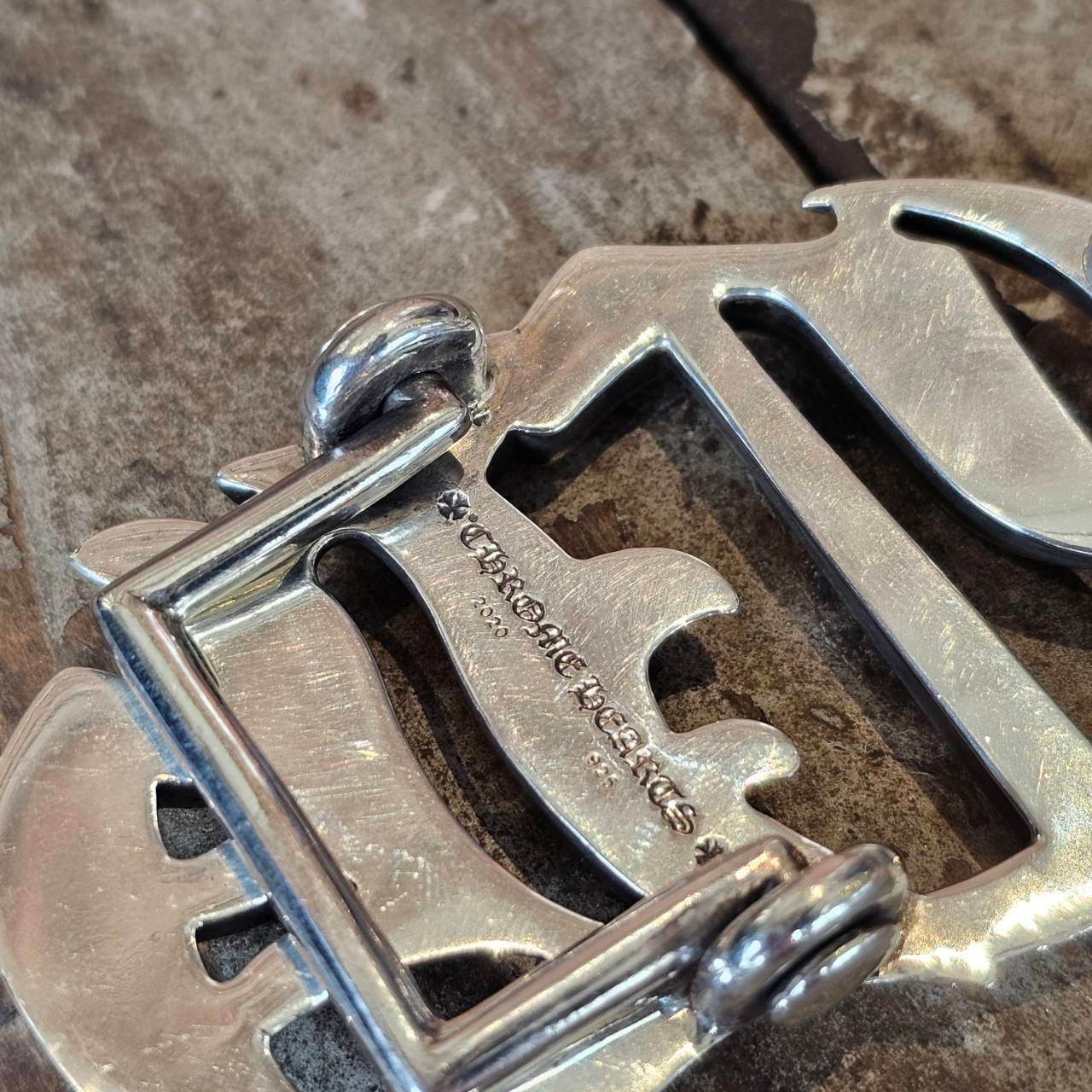 CHROME HEARTS CH Logo Silver Buckle クロムハーツ CHロゴ シルバー バックル
