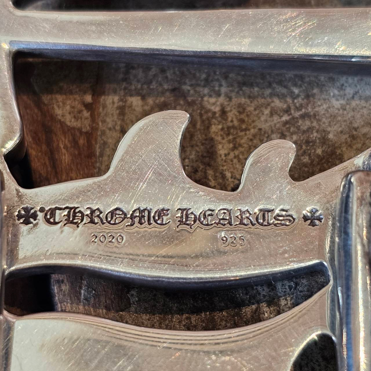 CHROME HEARTS CH Logo Silver Buckle クロムハーツ CHロゴ シルバー バックル