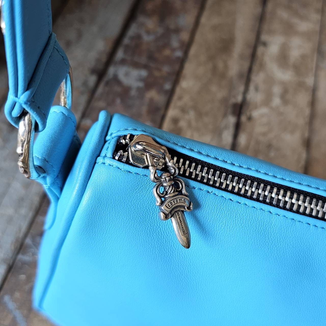 CHROME HEARTS CHICKEN NUGGET Small Leather Shoulder Bag クロムハーツ チキンナゲット スモールレザー ショルダーバッグ