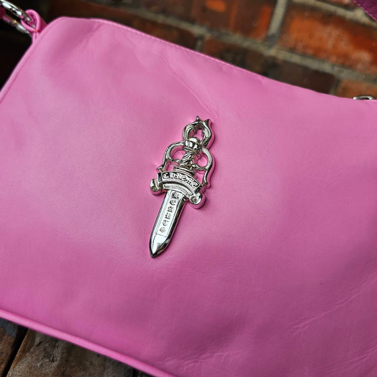 CHROME HEARTS CHICKEN NUGGET Small Leather Shoulder Bag クロムハーツ チキンナゲット スモールレザー ショルダーバッグ