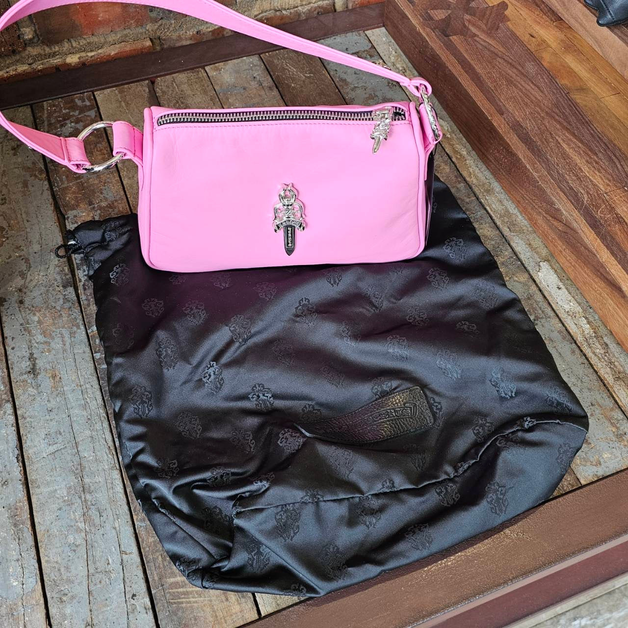 CHROME HEARTS CHICKEN NUGGET Small Leather Shoulder Bag クロムハーツ チキンナゲット スモールレザー ショルダーバッグ
