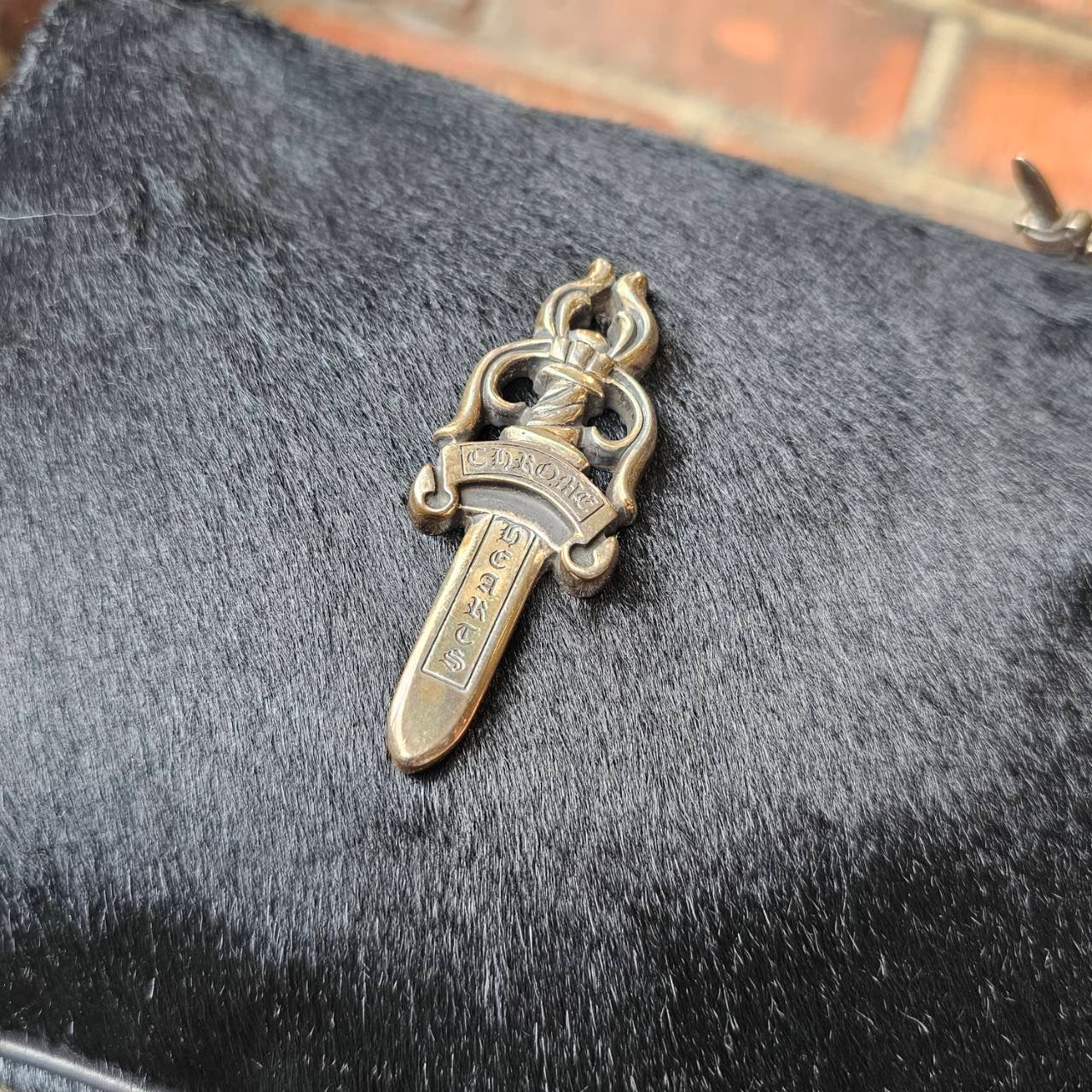CHROME HEARTS Pony Hair CHICKEN NUGGET Small Leather Shoulder Bag クロムハーツ ポニーヘアー チキンナゲット スモールレザー ショルダーバッグ