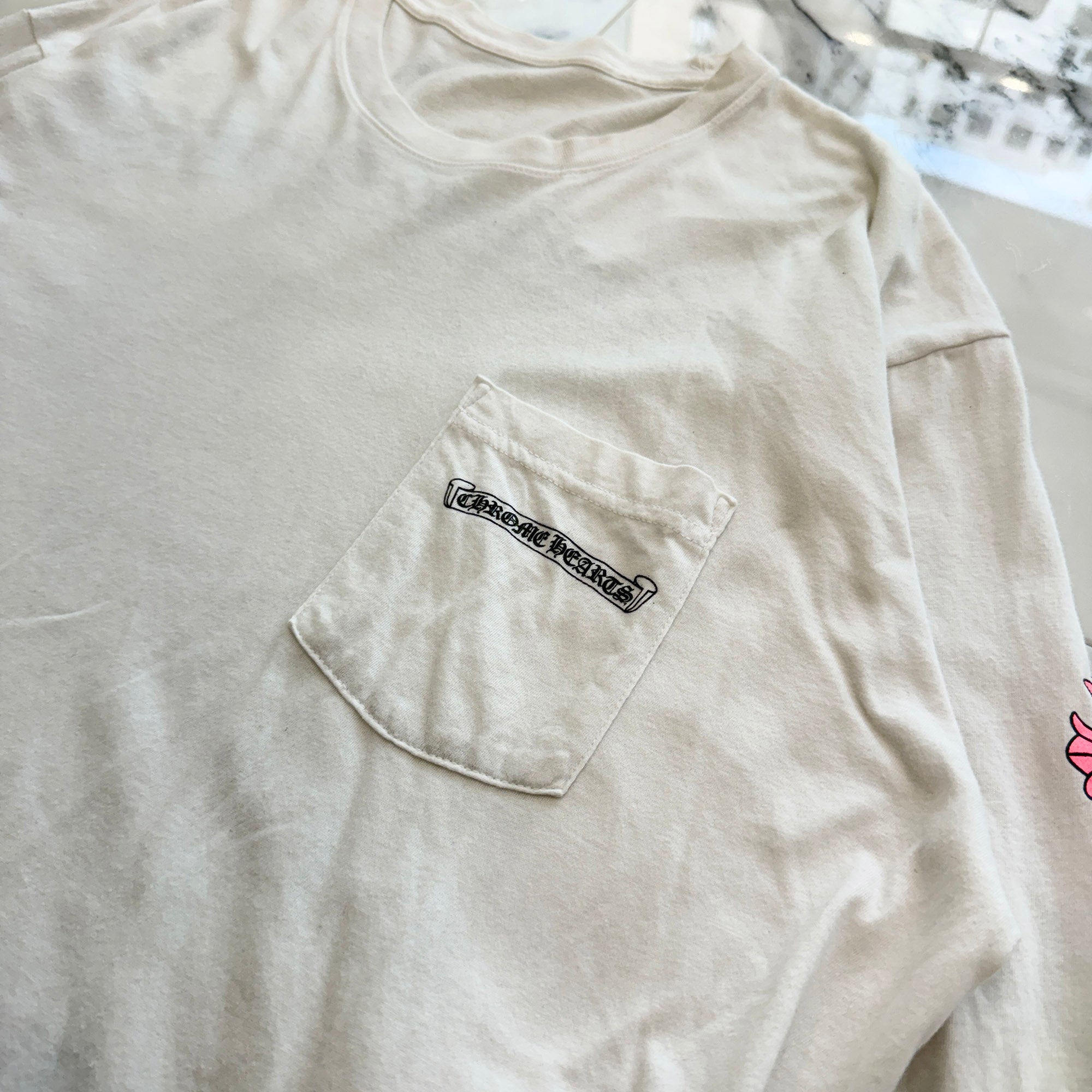 CHROME HEARTS 2021SS MLTCOL CEM CRS Long Sleeve Tee Size XXL クロムハーツ マルチカラー セメタリークロス ロングスリーブTシャツ サイズXXL