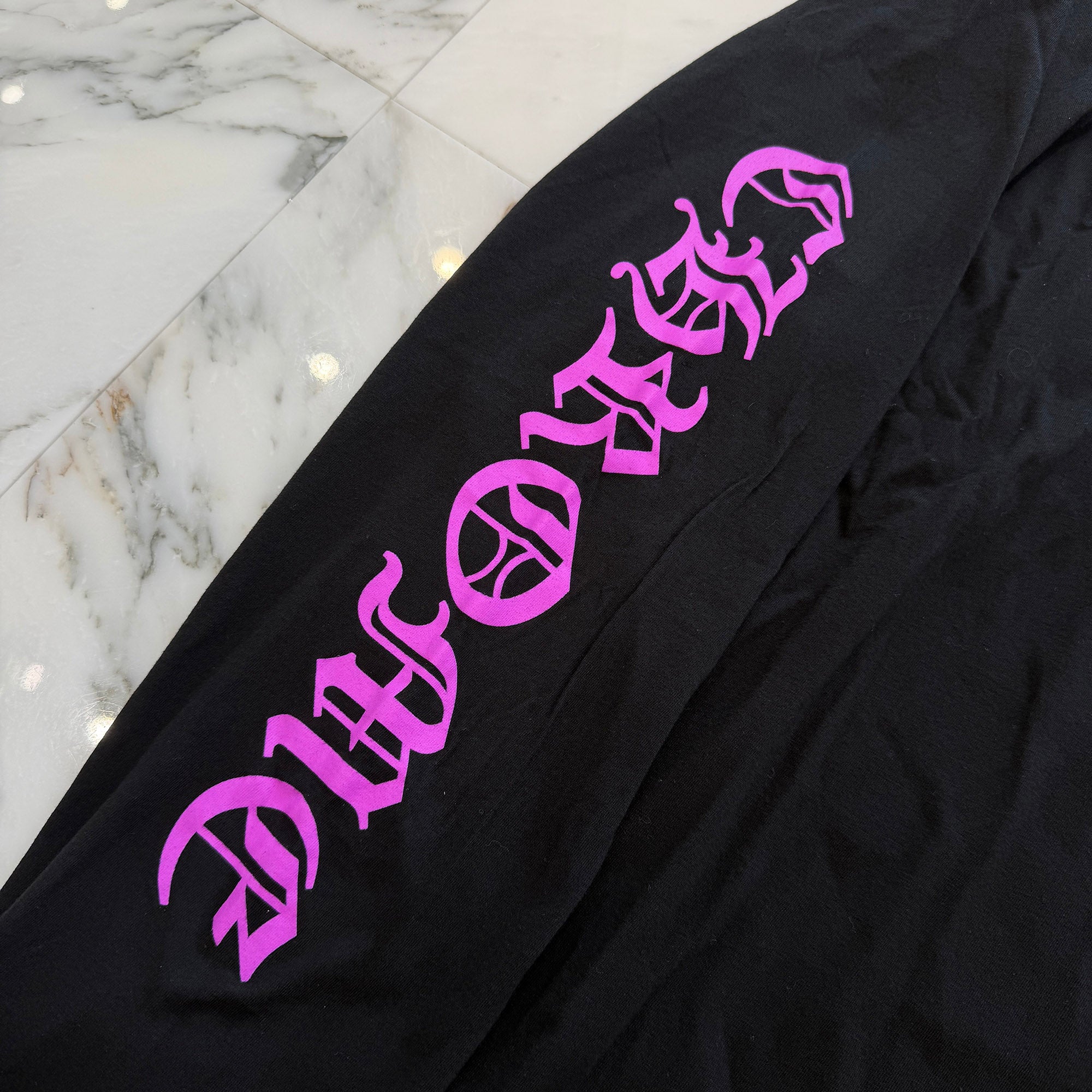 CHROME HEARTS Old English Neck Logo Long Sleeve Tee Size L クロムハーツ オールドイングリッシュ ネックロゴ ロングスリーブTシャツ サイズL