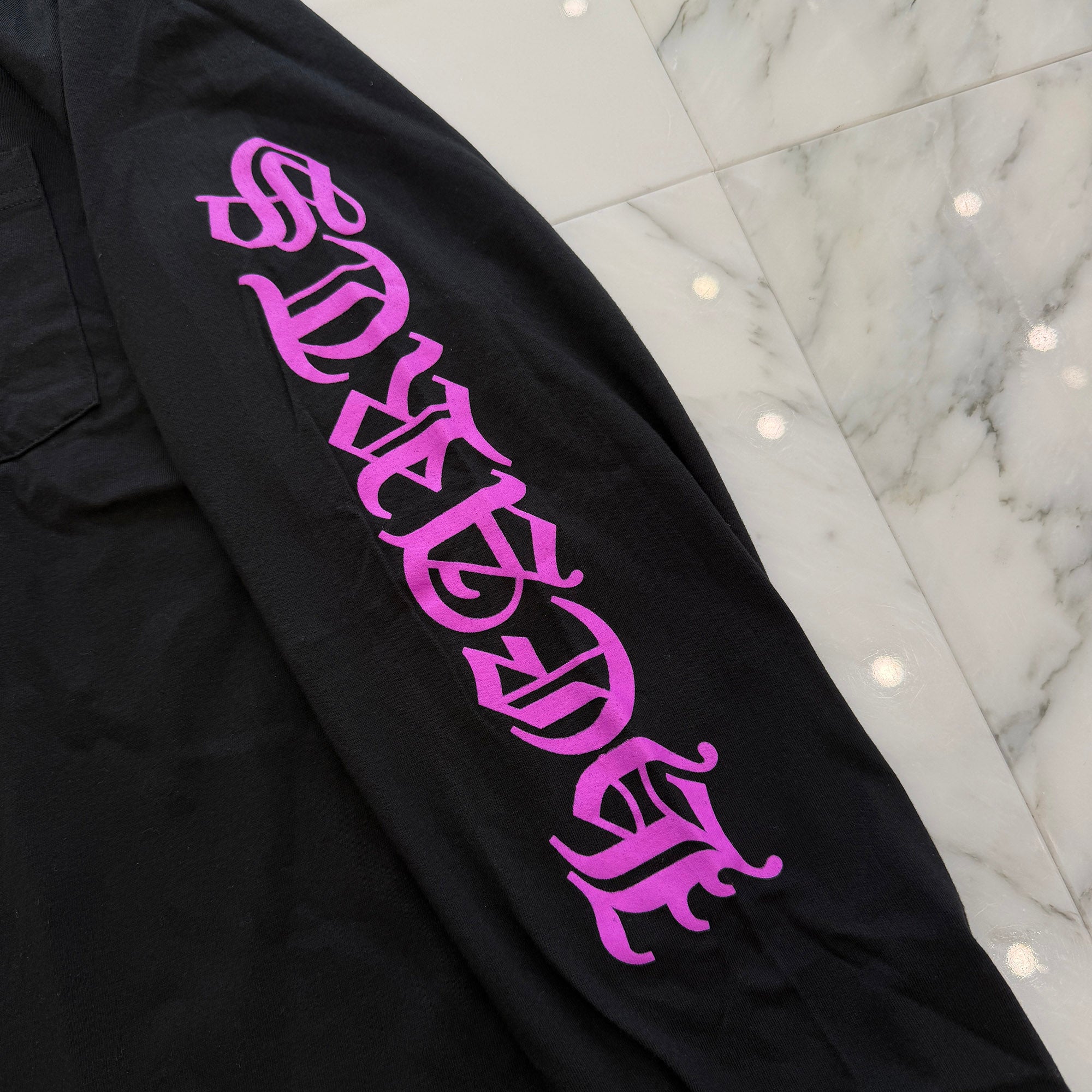 CHROME HEARTS Old English Neck Logo Long Sleeve Tee Size L クロムハーツ オールドイングリッシュ ネックロゴ ロングスリーブTシャツ サイズL