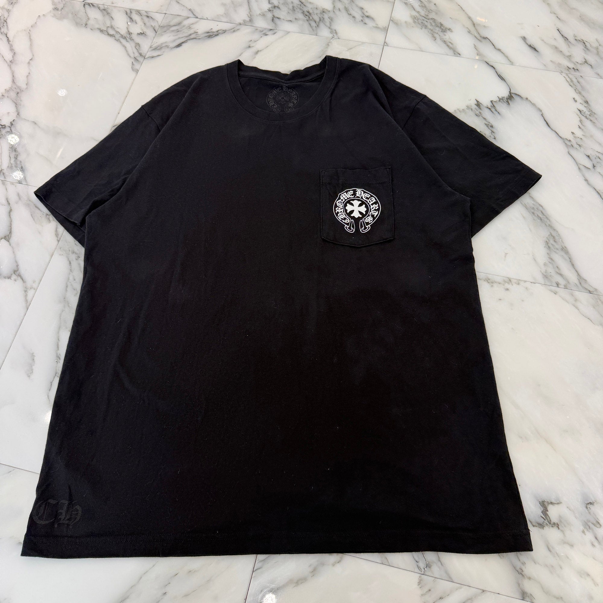 CHROME HEARTS Made In Hollywood Vertical Logo Tee Size XL クロムハーツ メイドインハリウッド ヴァーティカルロゴ Tシャツ サイズXL
