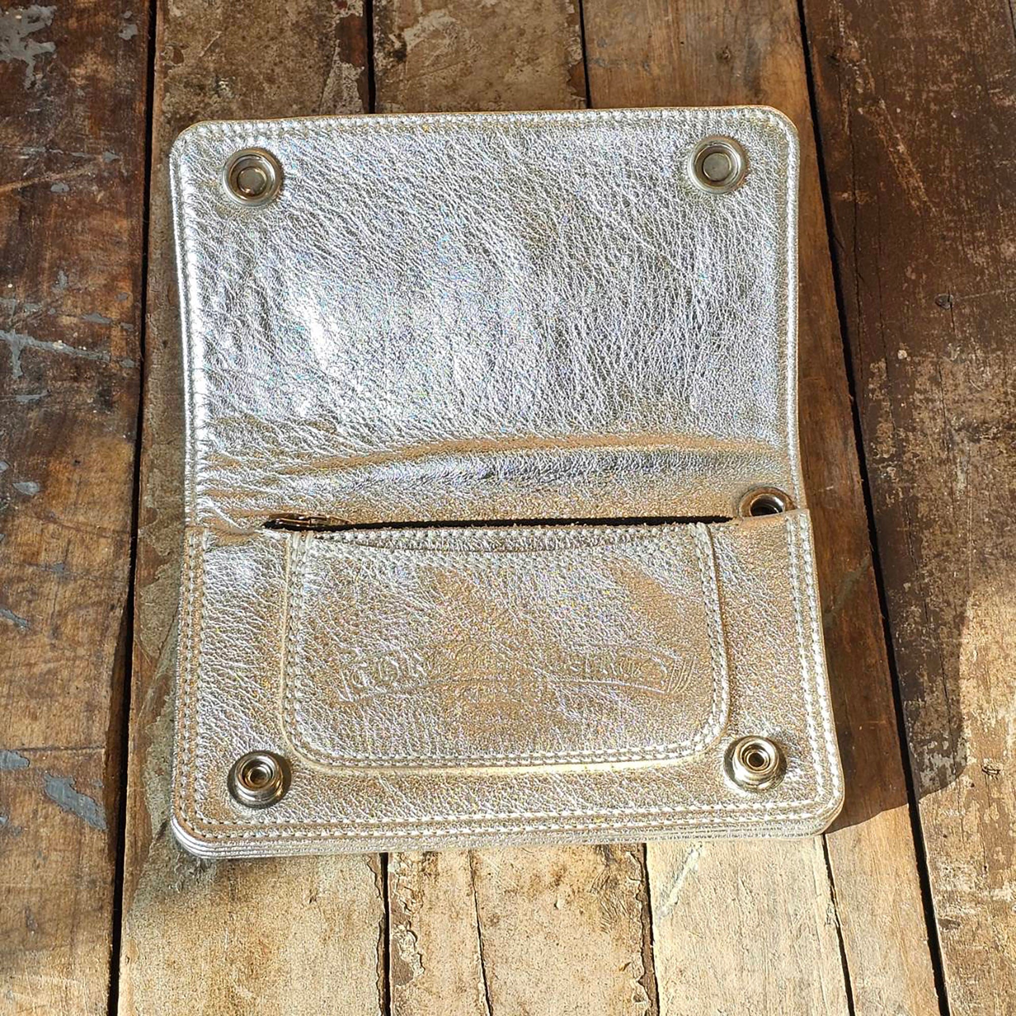 CHROME HEARTS 1 Zip Cross Patch Heavy Leather Wallet クロムハーツ 1ジップ クロスパッチ ヘビーレザーウォレット