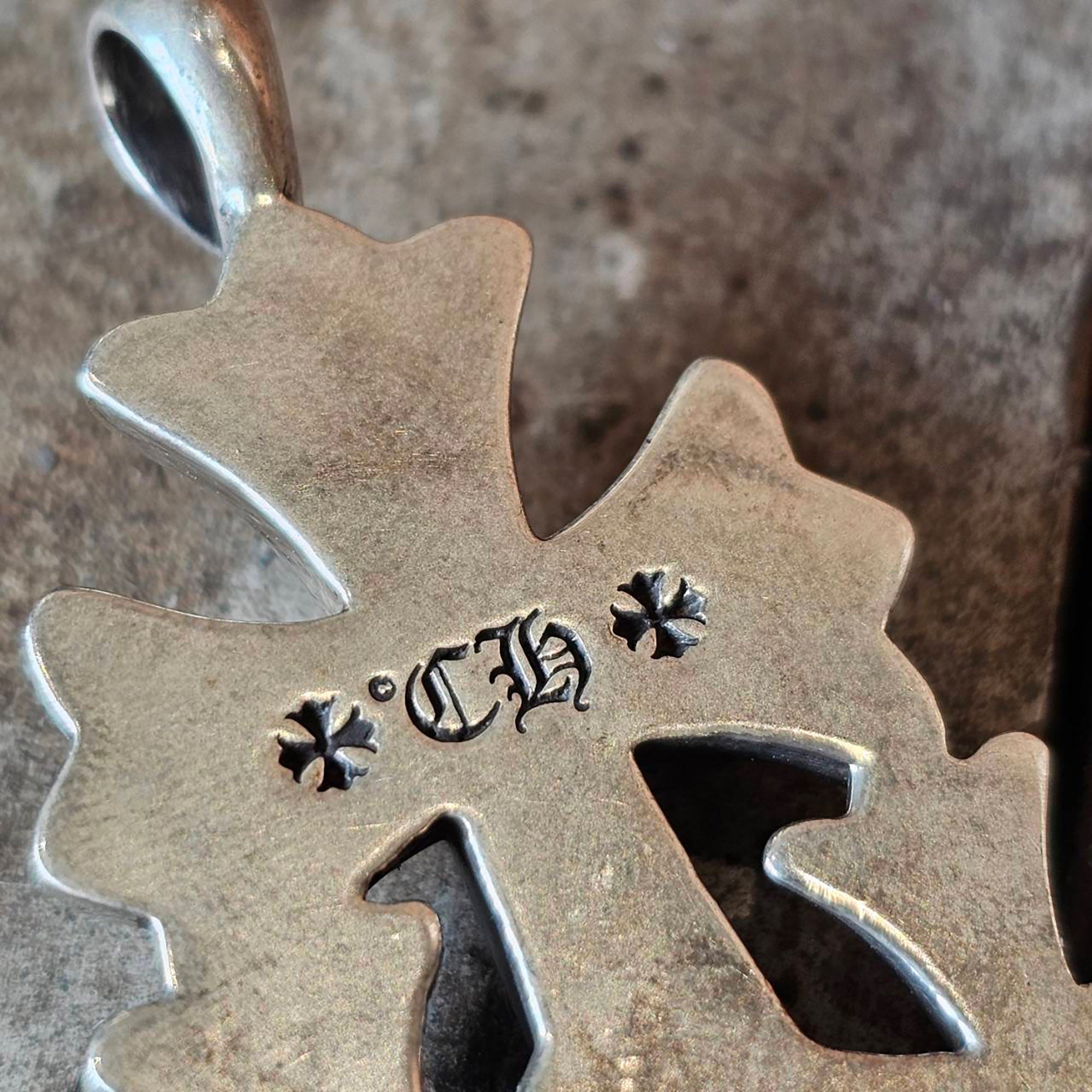 CHROME HEARTS Small Triple Cross Pendant Top クロムハーツ スモール