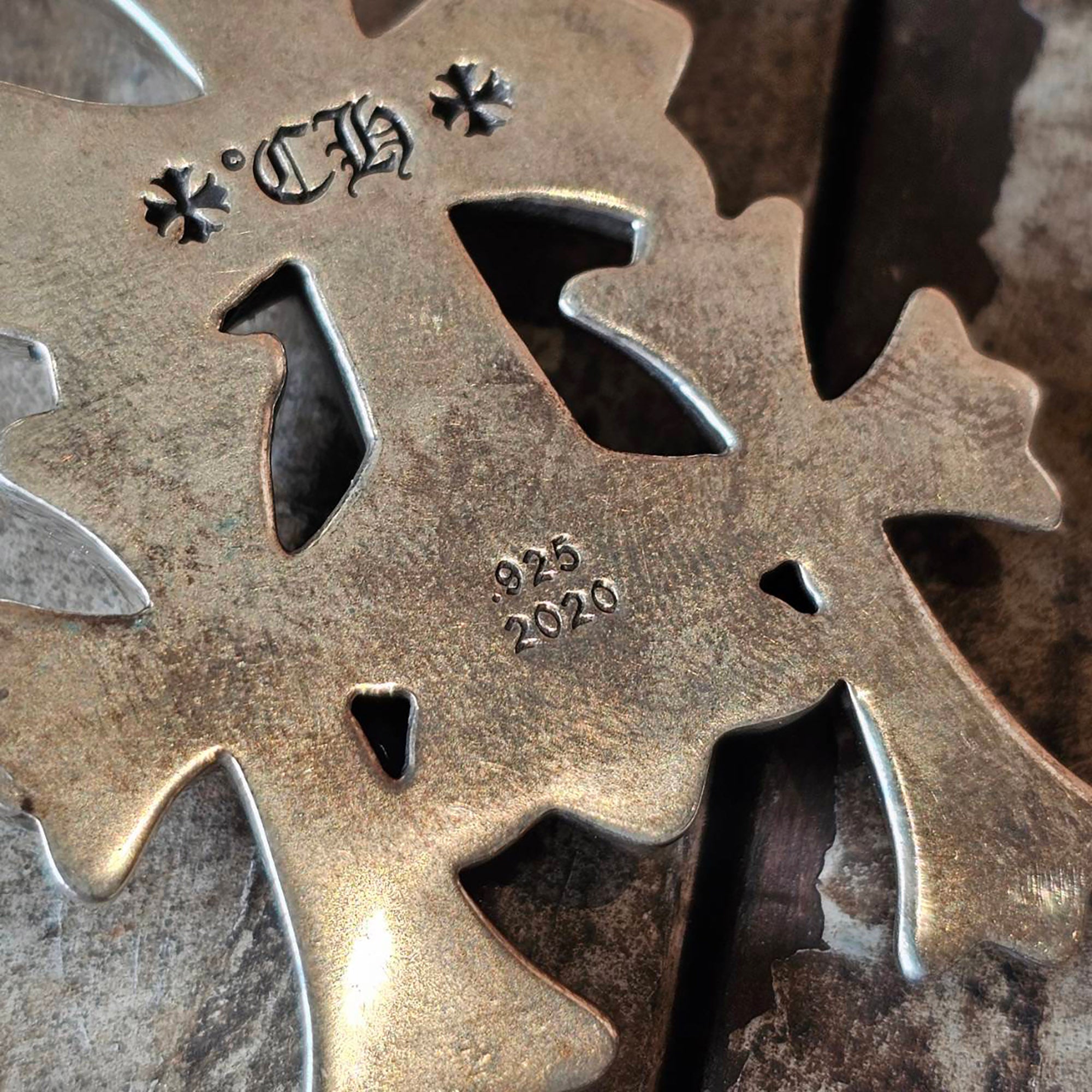 CHROME HEARTS Small Triple Cross Pendant Top クロムハーツ スモール