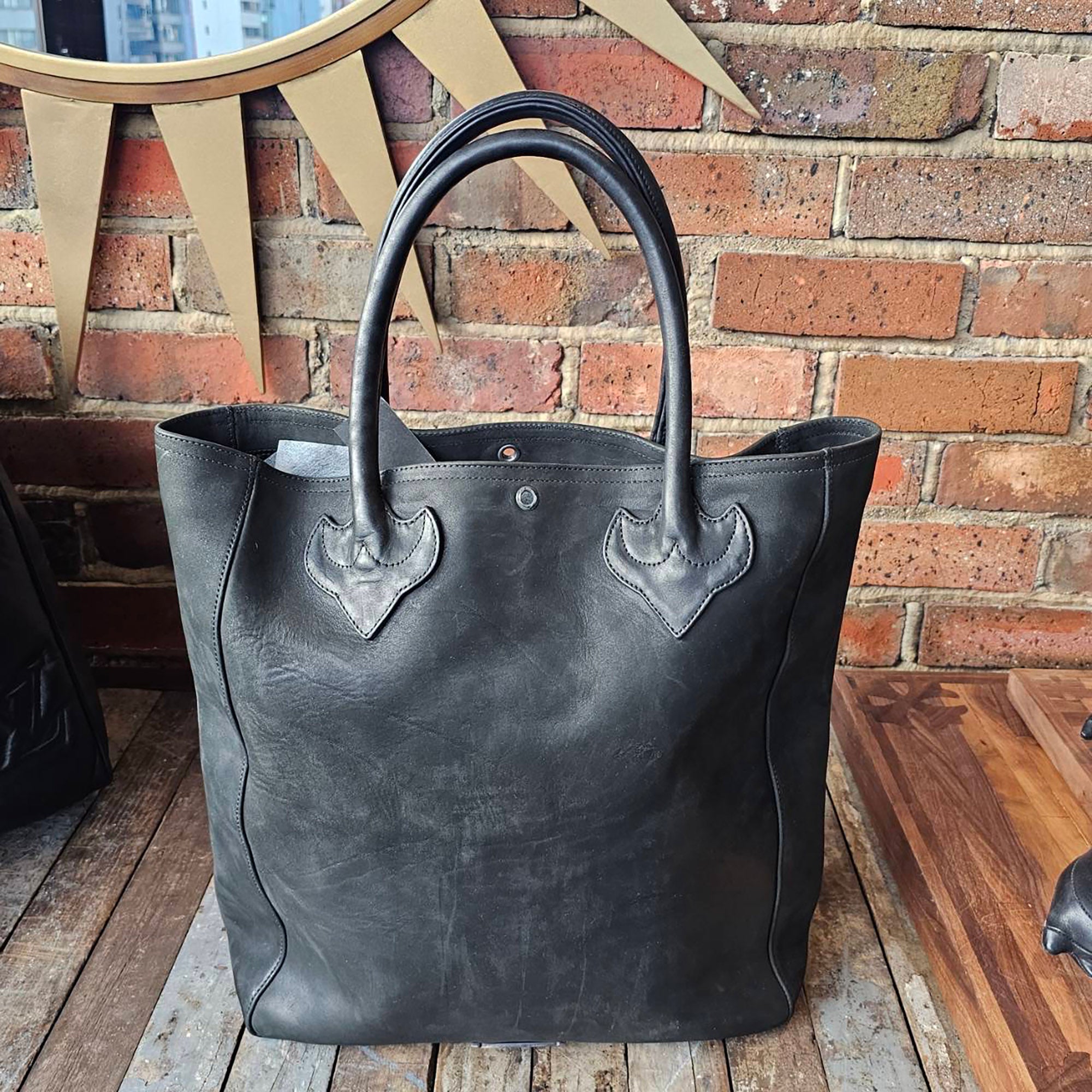 CHROME HEARTS Tokyo Limited AOYAMA 20th Anniversary Nubuck Leather Tote Bag クロムハーツ 東京限定 青山 20周年記念 ヌバックレザートートバッグ
