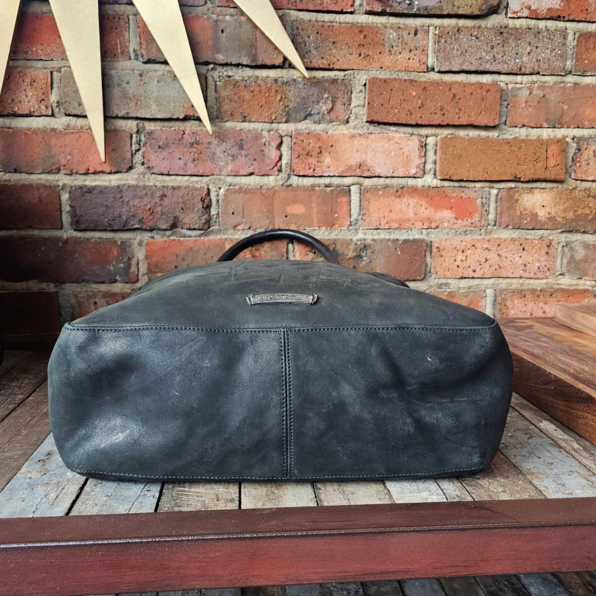 CHROME HEARTS Tokyo Limited AOYAMA 20th Anniversary Nubuck Leather Tote Bag クロムハーツ 東京限定 青山 20周年記念 ヌバックレザートートバッグ