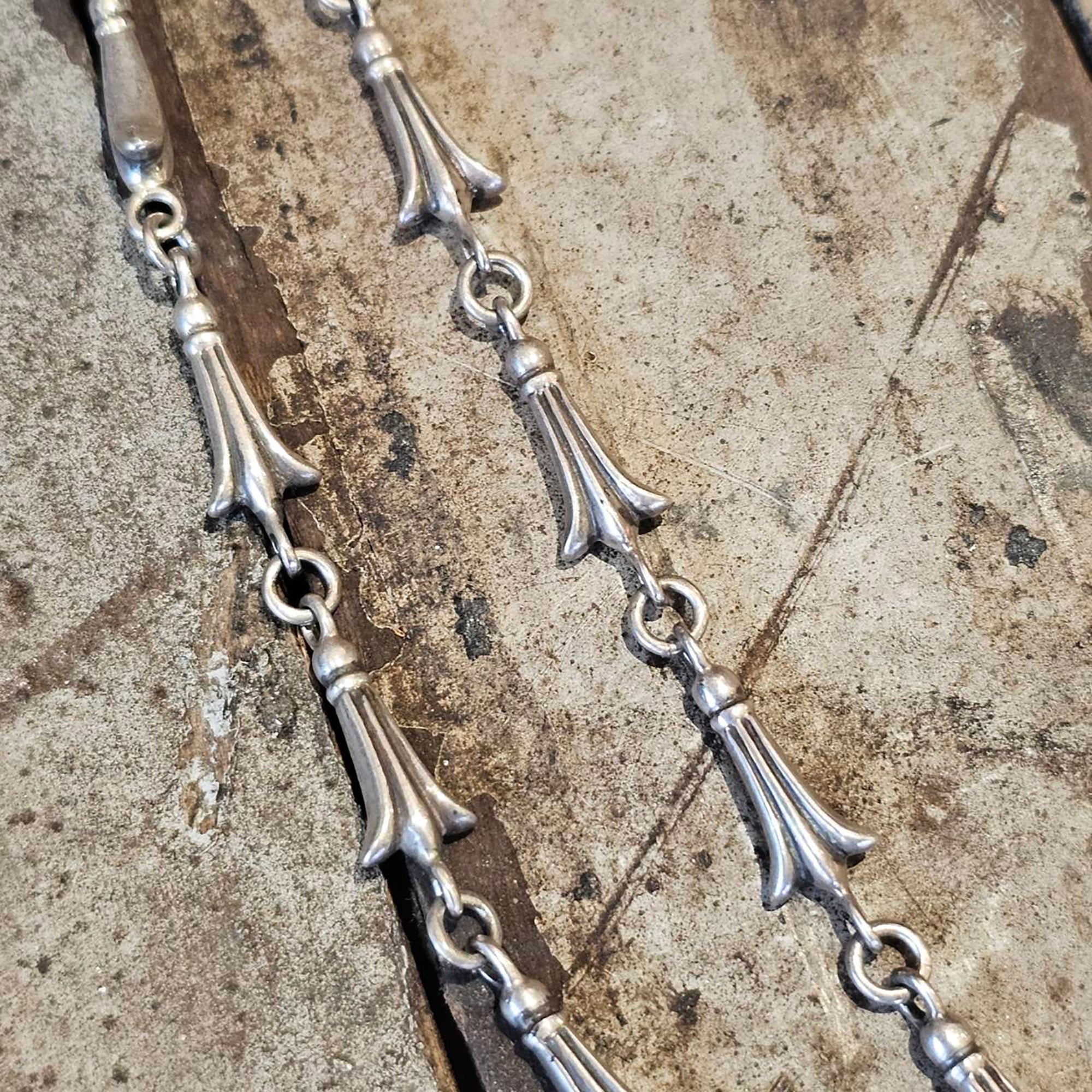 CHROME HEARTS Mini Cross Tail Link Necklace 16 Link クロムハーツ ミニクロステイルリンクネックレス 16リンク サイズ15インチ