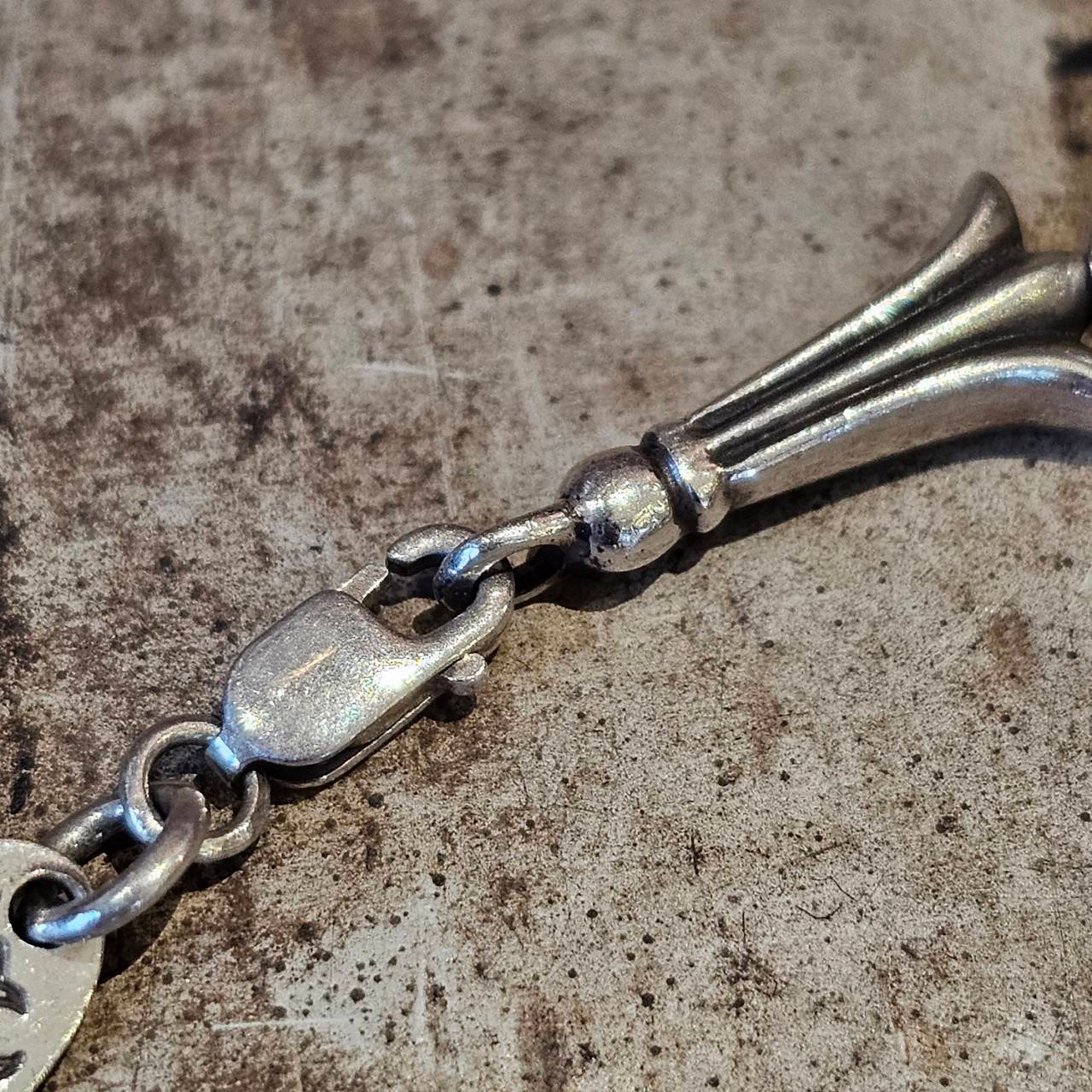 CHROME HEARTS Mini Cross Tail Link Necklace 16 Link クロムハーツ ミニクロステイルリンクネックレス 16リンク サイズ15インチ
