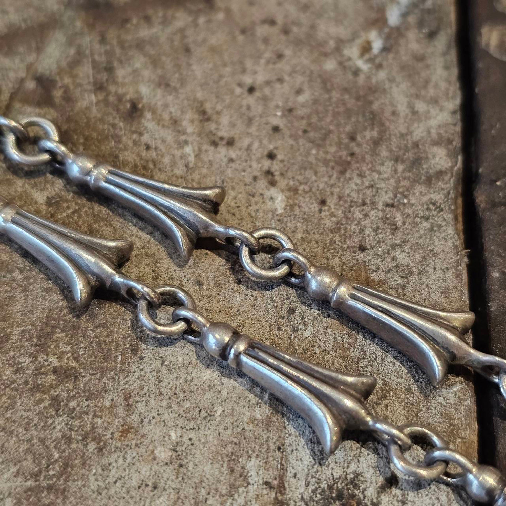 CHROME HEARTS Mini Cross Tail Link Necklace 16 Link クロムハーツ ミニクロステイルリンクネックレス 16リンク サイズ15インチ