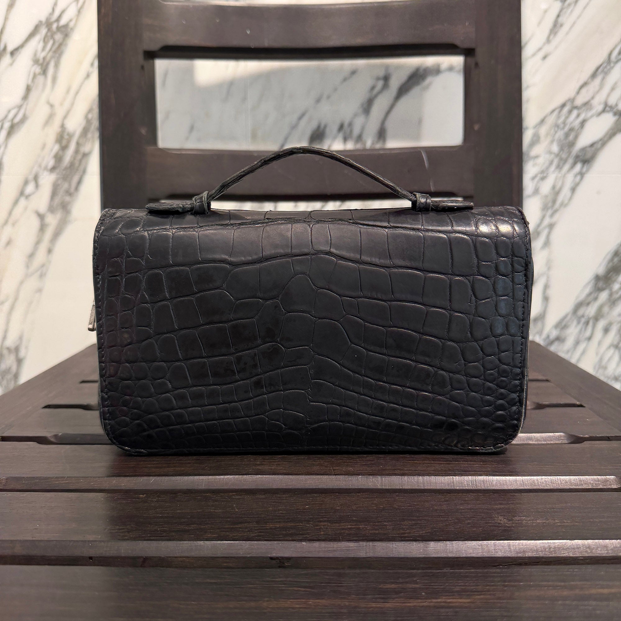 LOUIS VUITTON Zippy XL Crocodile Matte " Noir " N92971 ルイヴィトン ジッピー XL クロコダイル マット "ノワール"