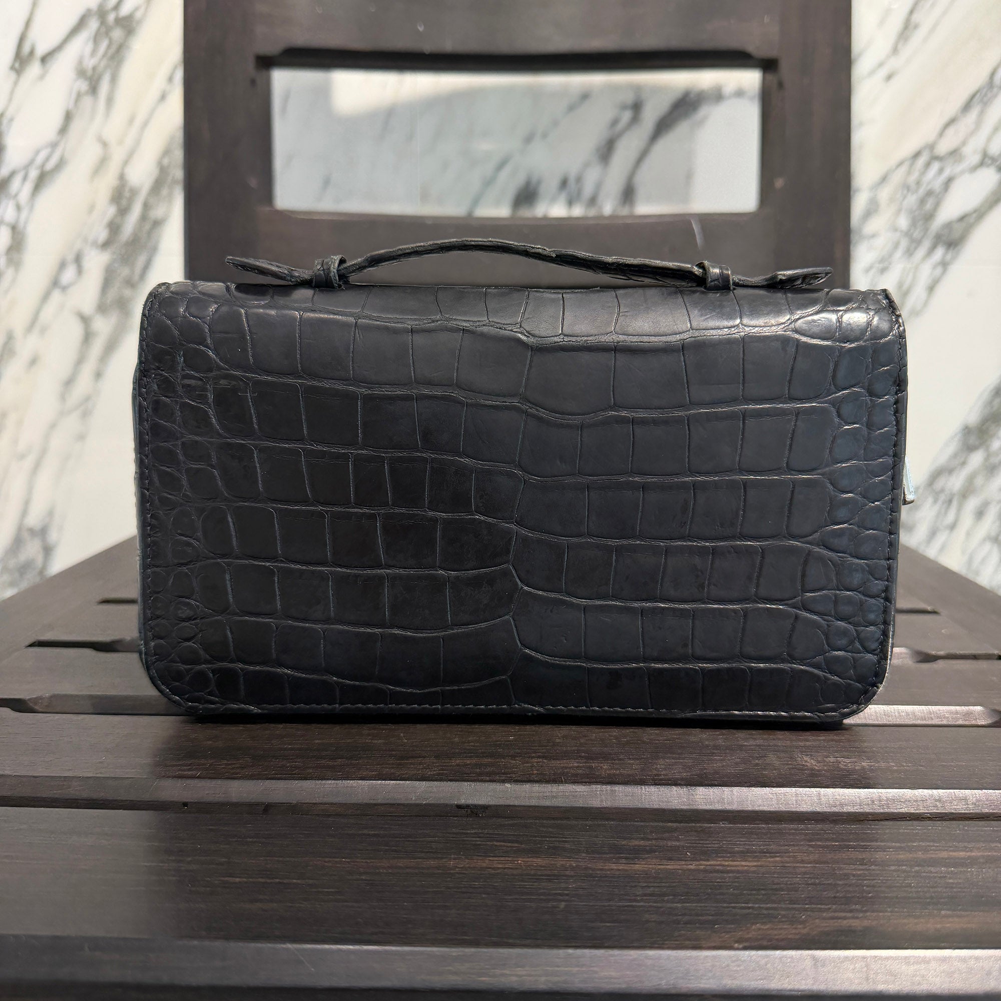 LOUIS VUITTON Zippy XL Crocodile Matte " Noir " N92971 ルイヴィトン ジッピー XL クロコダイル マット "ノワール"