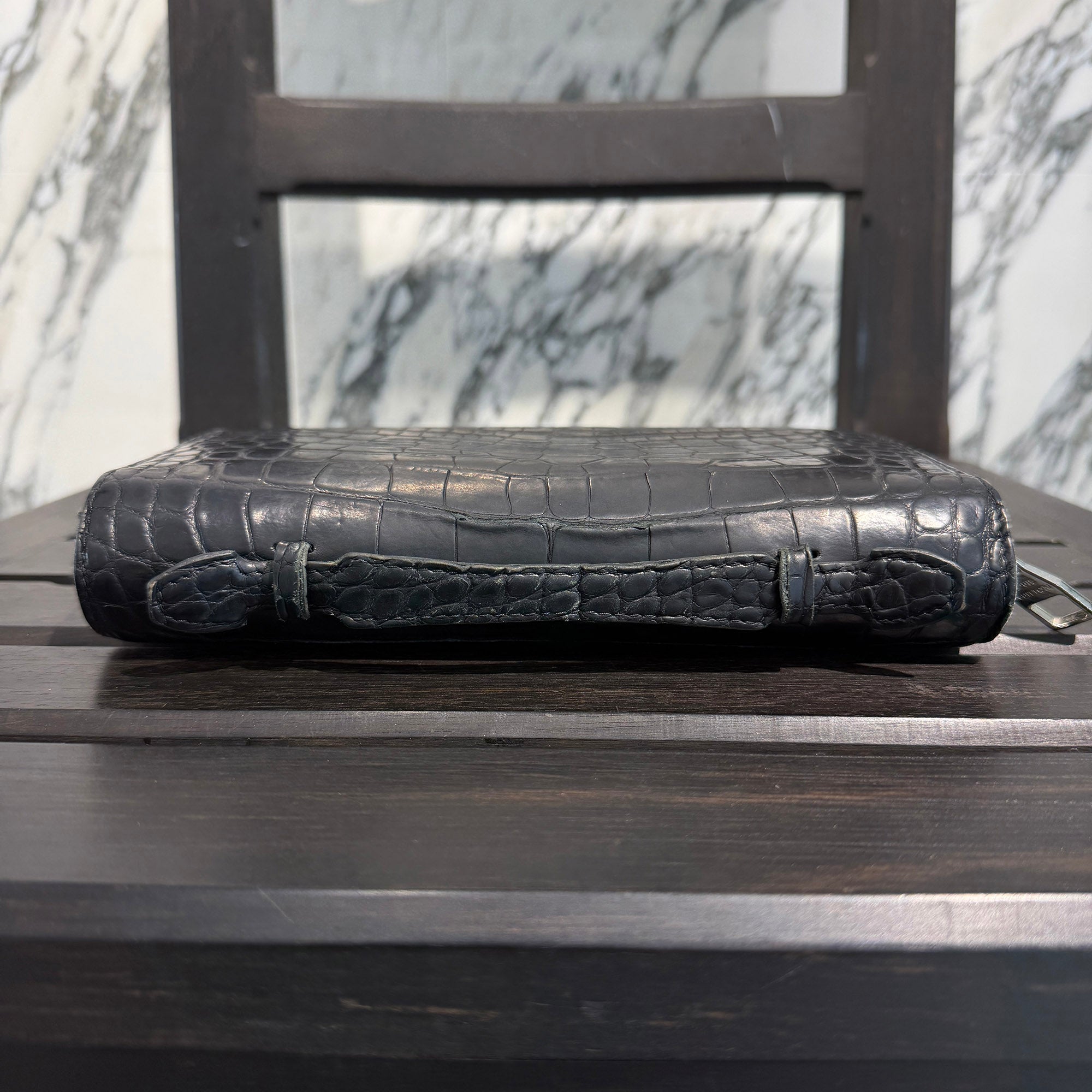 LOUIS VUITTON Zippy XL Crocodile Matte " Noir " N92971 ルイヴィトン ジッピー XL クロコダイル マット "ノワール"