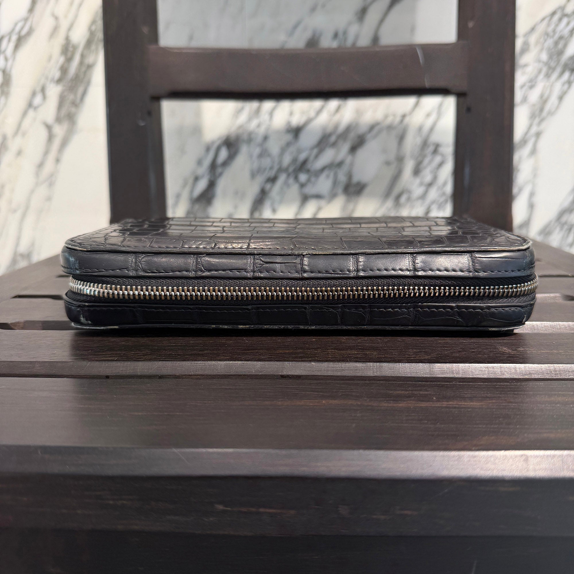 LOUIS VUITTON Zippy XL Crocodile Matte " Noir " N92971 ルイヴィトン ジッピー XL クロコダイル マット "ノワール"