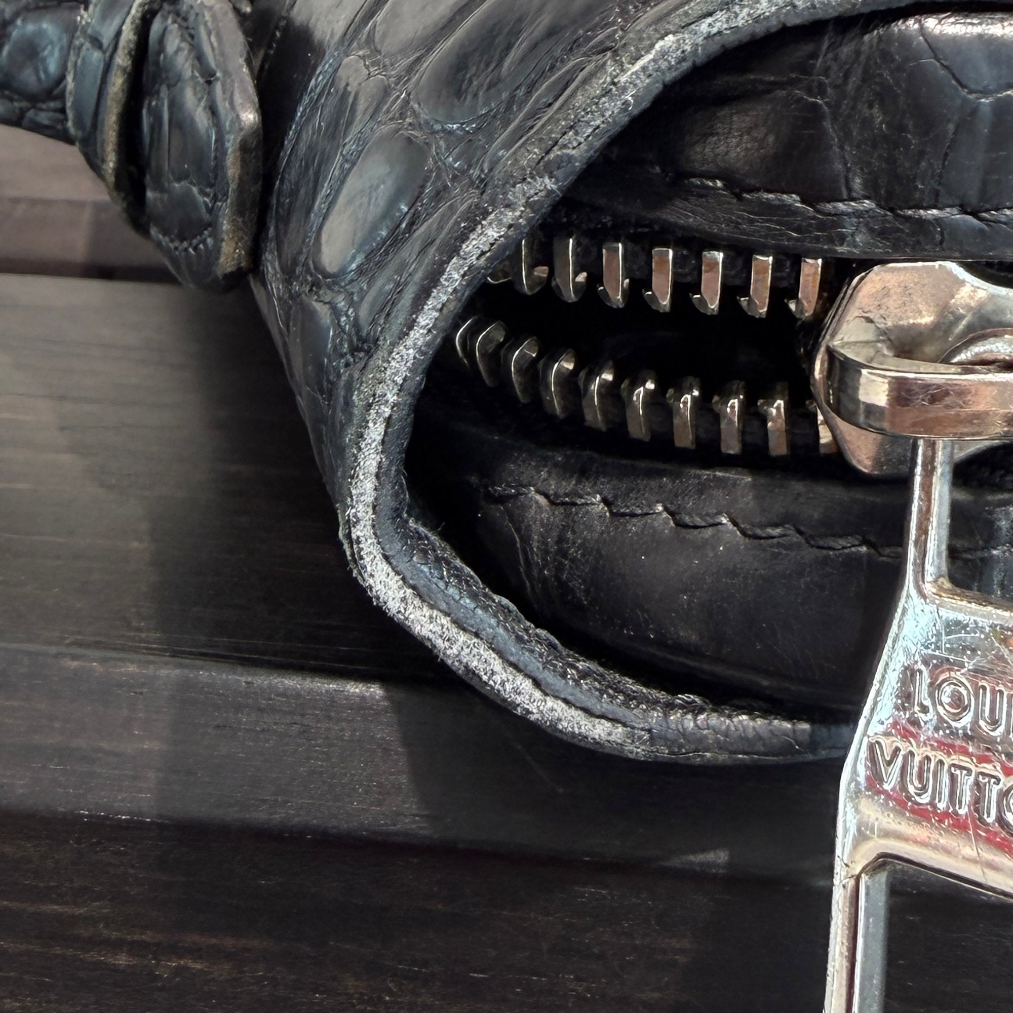LOUIS VUITTON Zippy XL Crocodile Matte " Noir " N92971 ルイヴィトン ジッピー XL クロコダイル マット "ノワール"