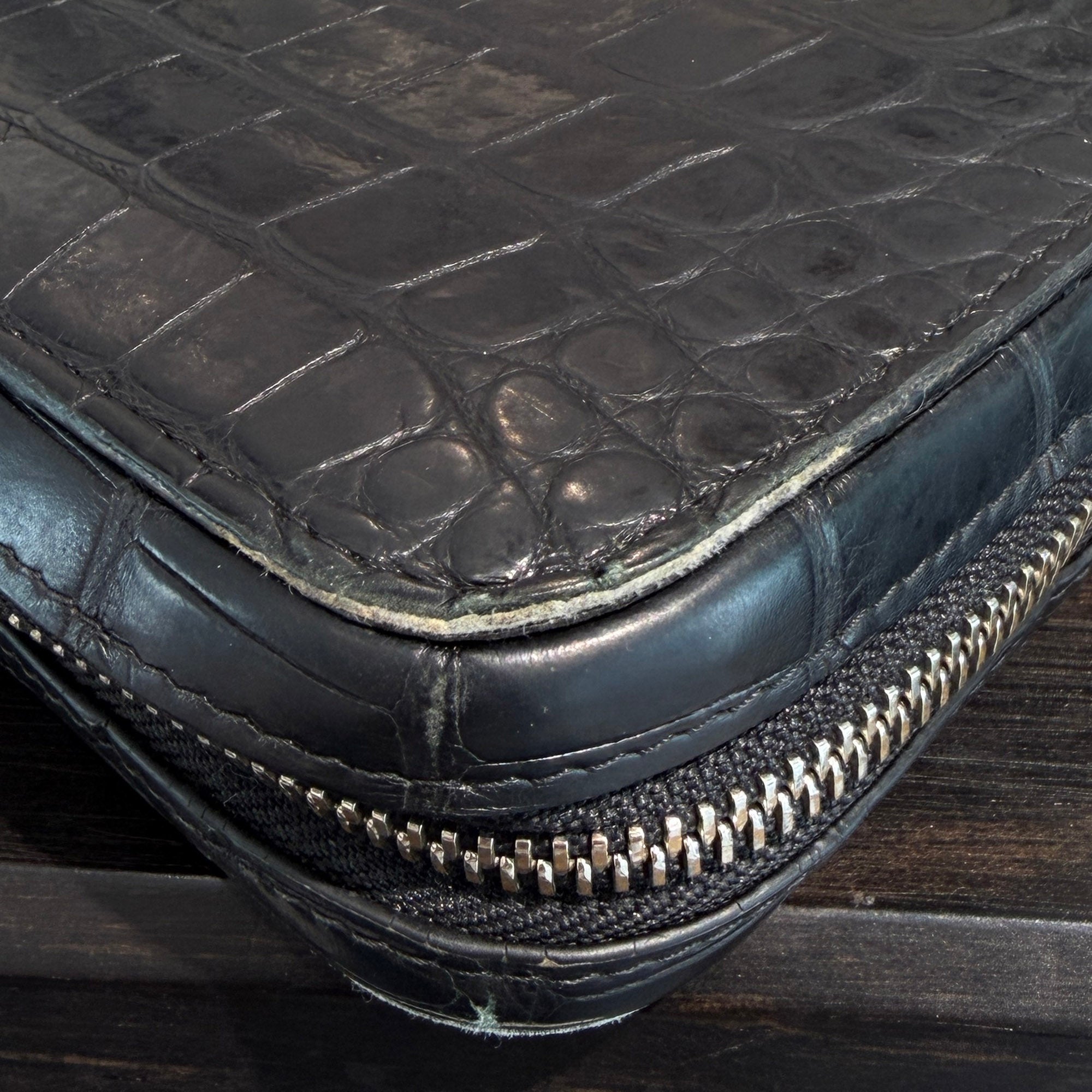 LOUIS VUITTON Zippy XL Crocodile Matte " Noir " N92971 ルイヴィトン ジッピー XL クロコダイル マット "ノワール"